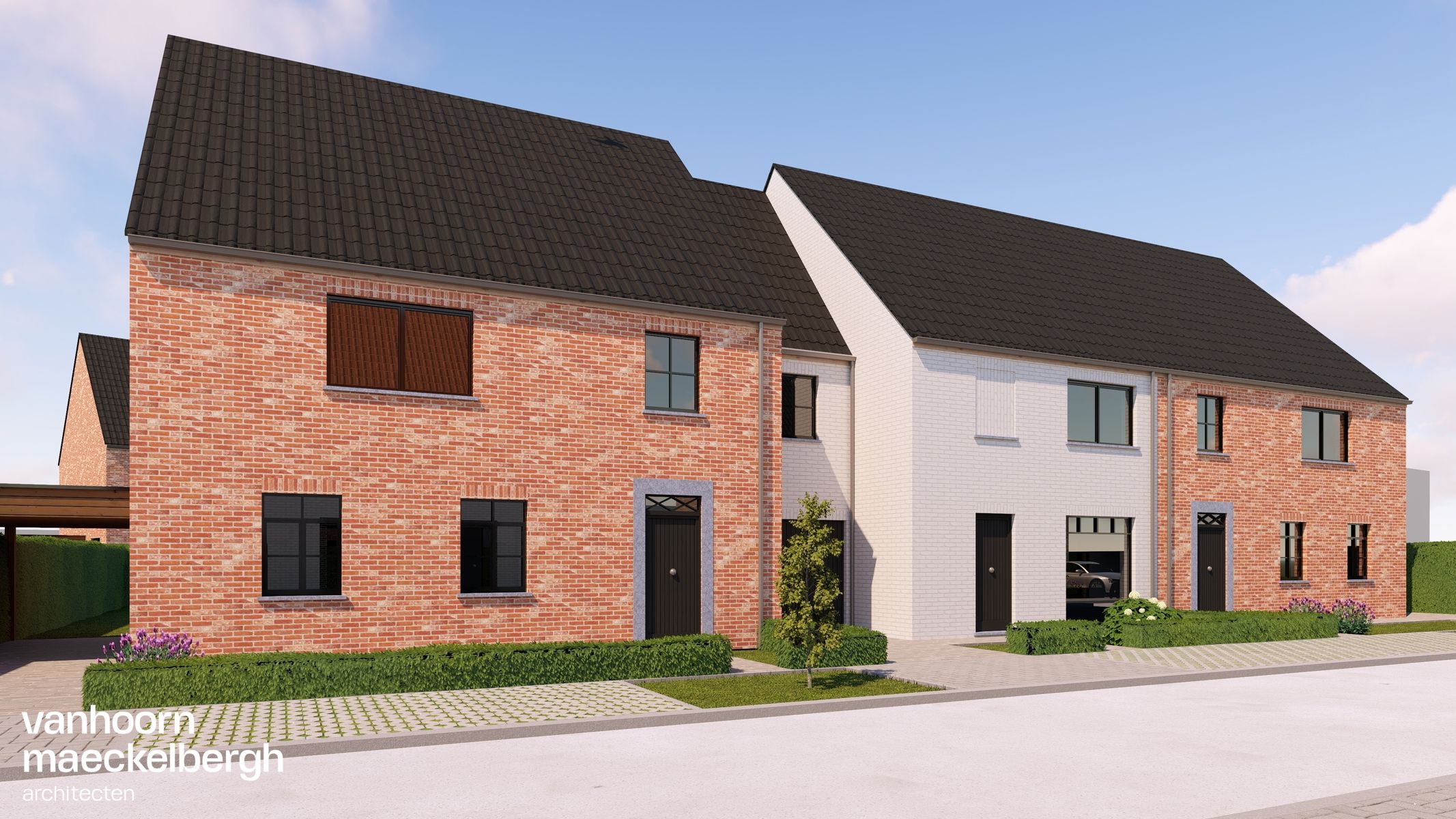 Nieuwbouw gezinswoning nabij het centrum in Gistel. foto {{pictureIndex}}