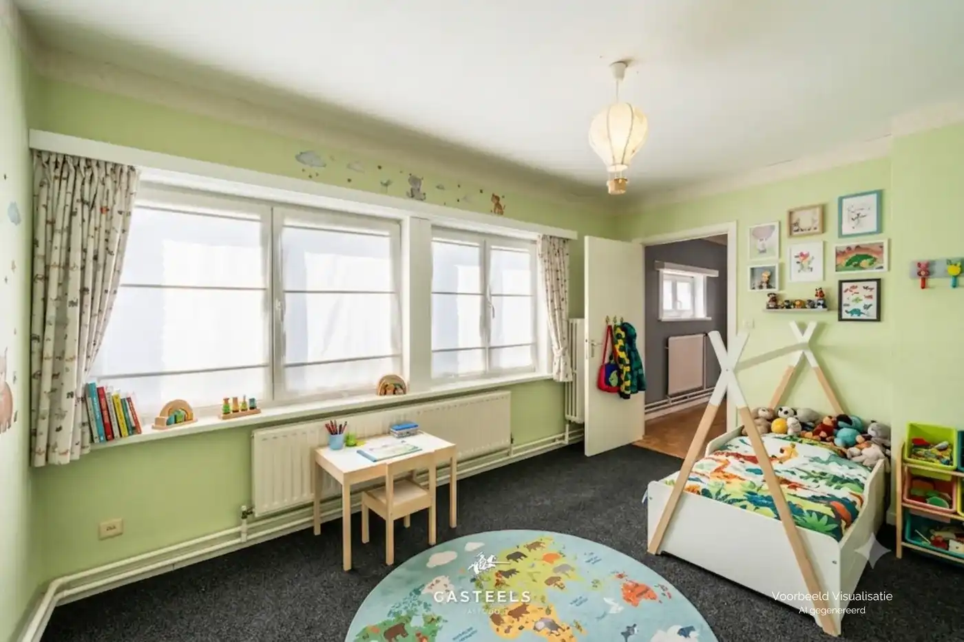 Woning met ruim werkatelier op 1.009 m² in centrum Lochristi foto 12