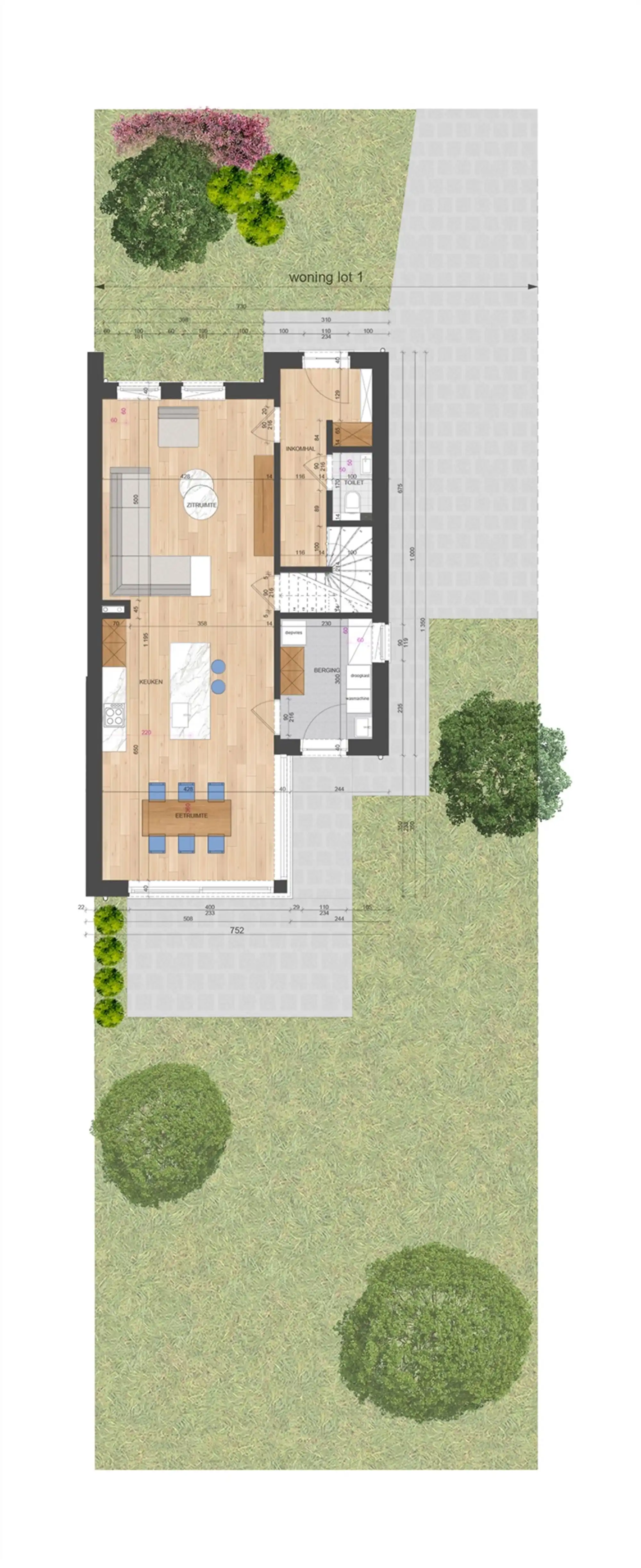 NIEUWBOUWWONING MET 3 SLAAPKAMERS UITERST RUSTIG DOCH CENTRAAL GELEGEN TE ZONHOVEN foto 6