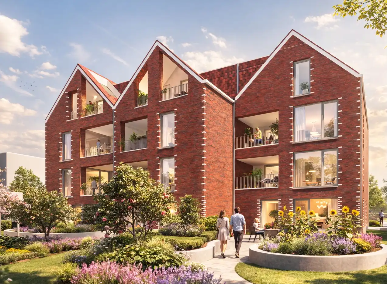 Nieuwbouwappartementen met terras in Mechelen foto 5