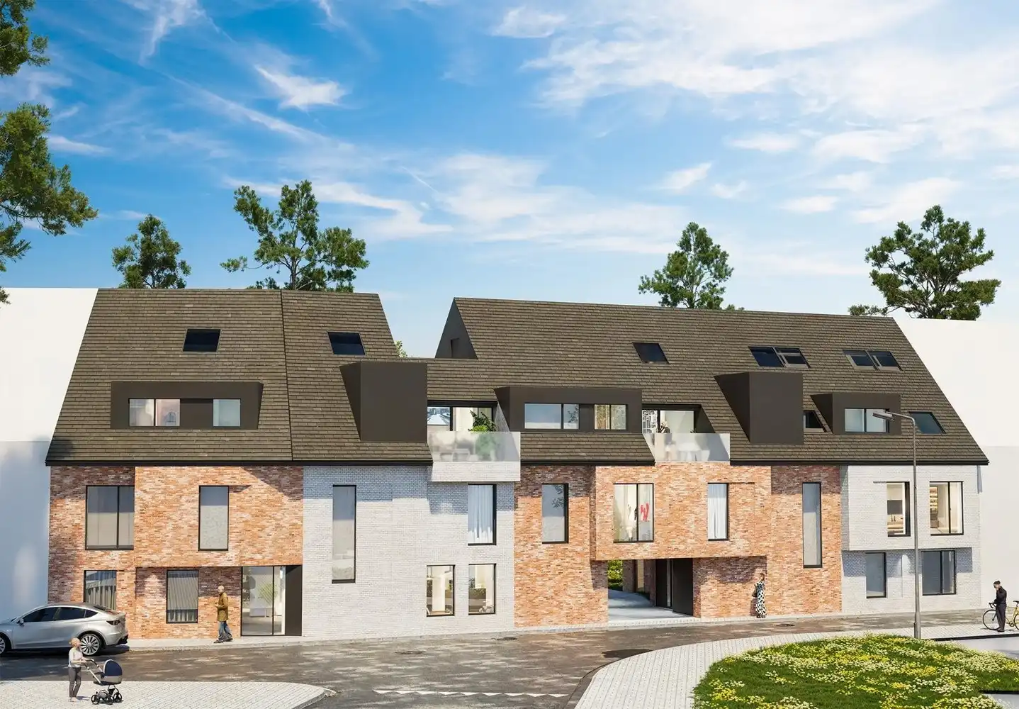 Nieuwbouwproject ‘Emilia’ in Ertvelde – stijlvol en energiezuinig wonen - 6% BTW mogelijk foto {{pictureIndex}}