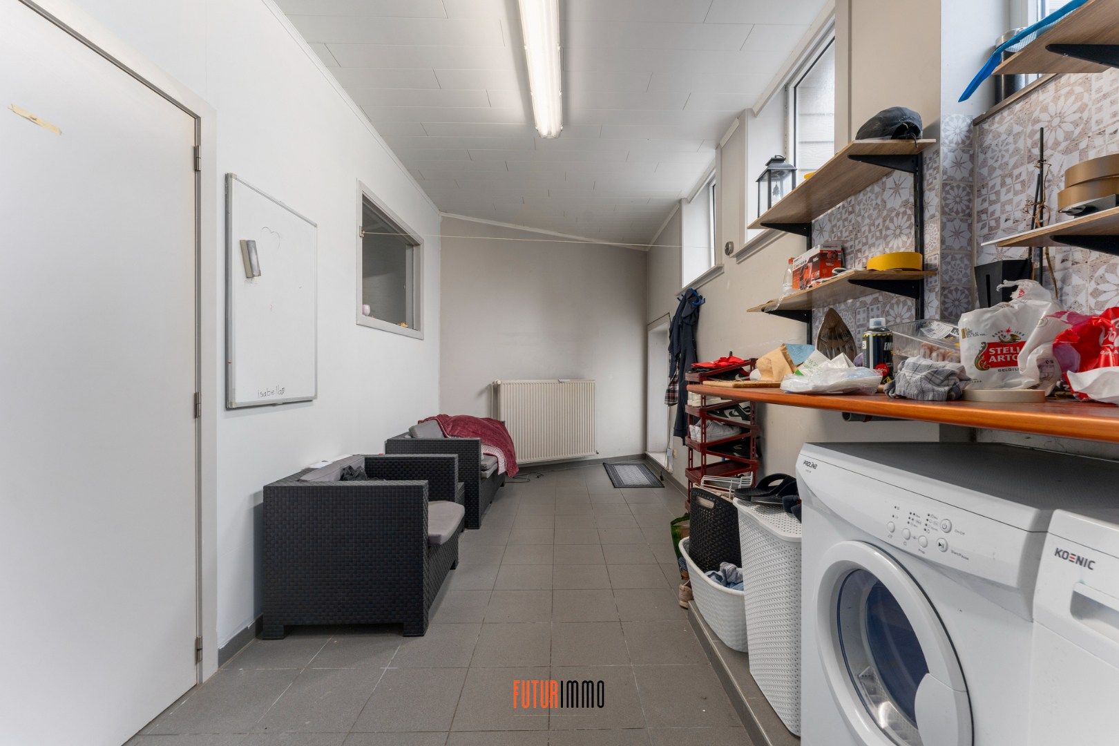 Polyvalente duo-woonst met 2 garageboxen en koer foto 11