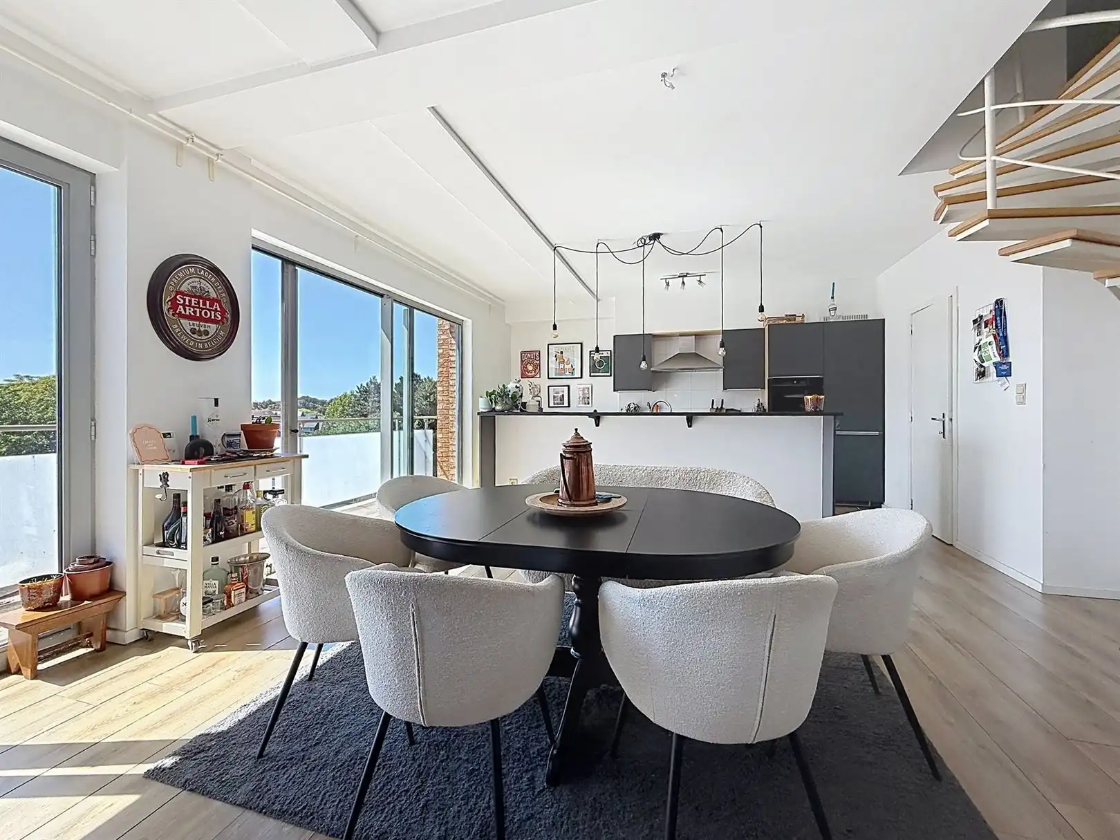 Duplex app, 2 slpks, terrassen, kelder, autostaanplaats foto 9