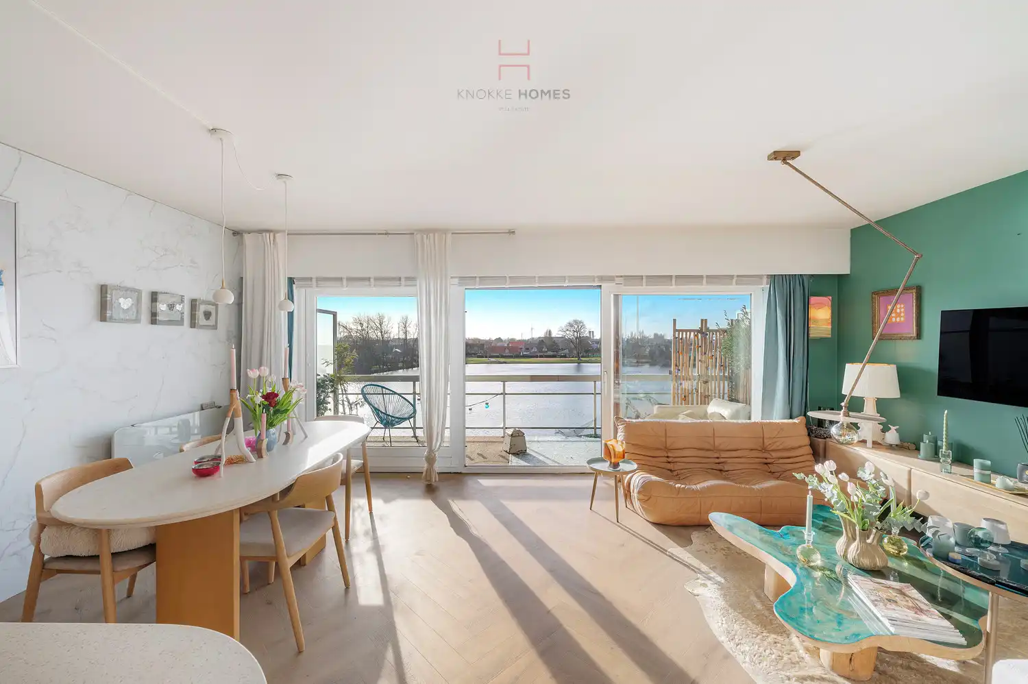 Instapklaar vernieuwd vakantie-appartement met Zuidgericht terras en open zicht in Duinbergen foto 8