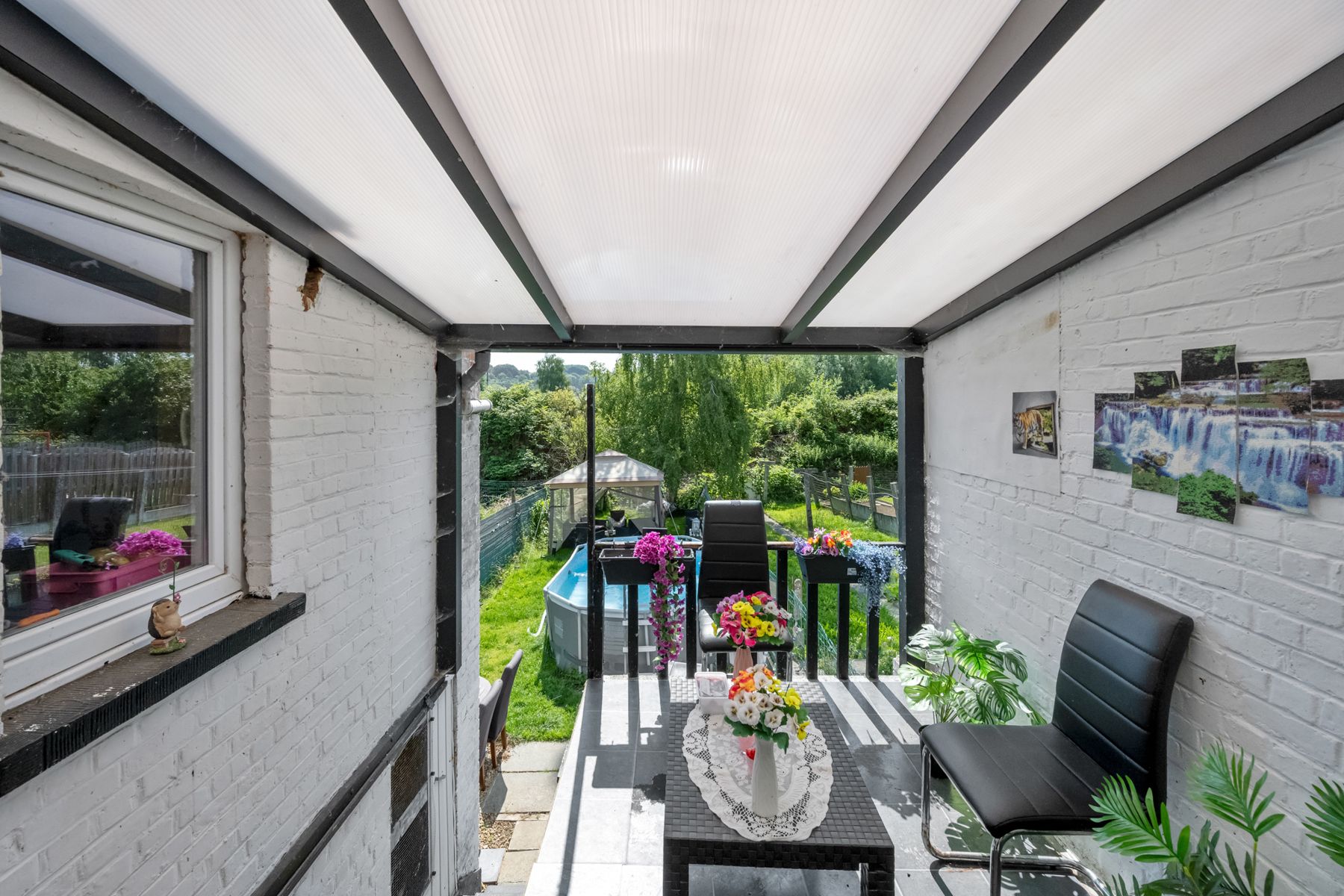 Gesloten woning, tuin en 3 slpks bij centrum Geraardsbergen foto 13