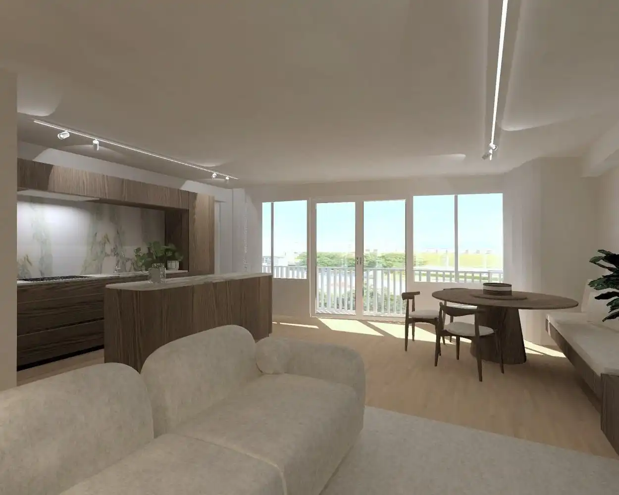 Gerenoveerd 2-slaapkamerappartement met zeezicht en zonnig terras te Oostende! foto 2