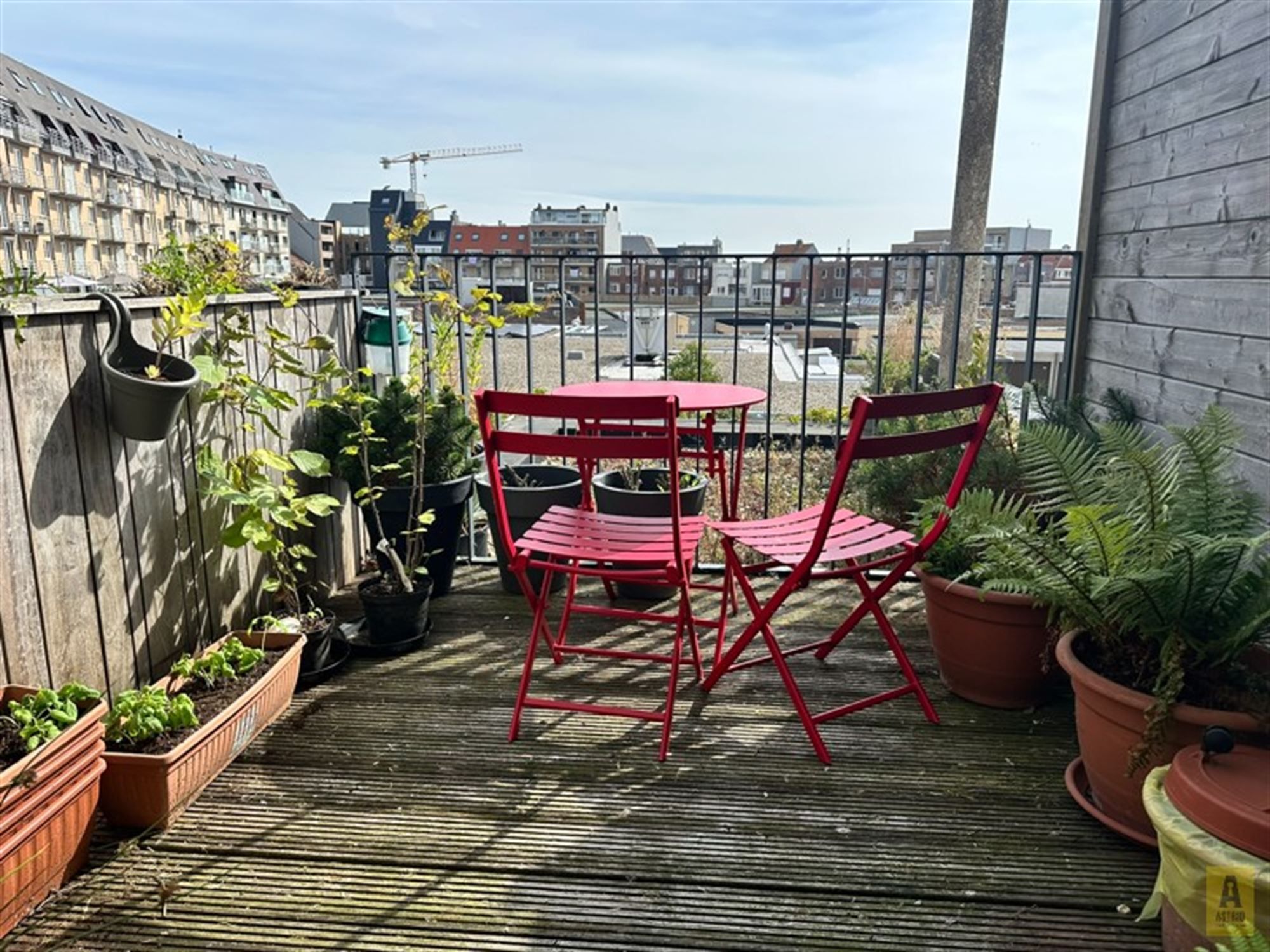 Leuke ruime studio met groot terras foto 2