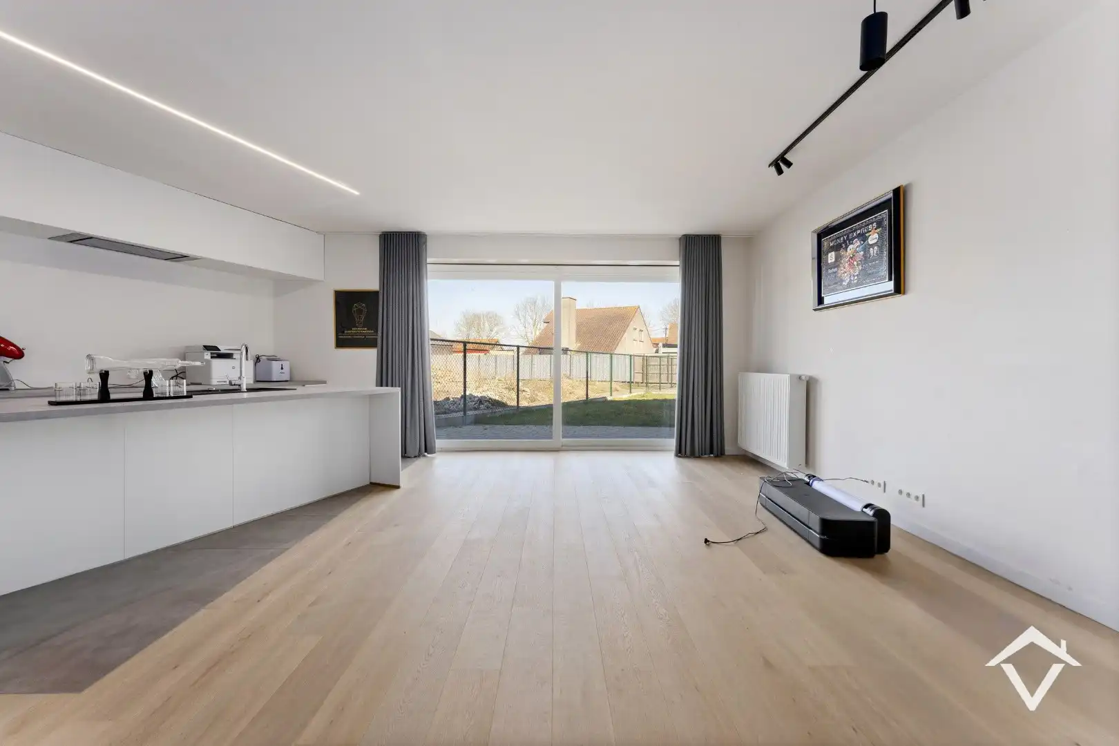 Gelijkvloers appartement met garage te Leke foto 3