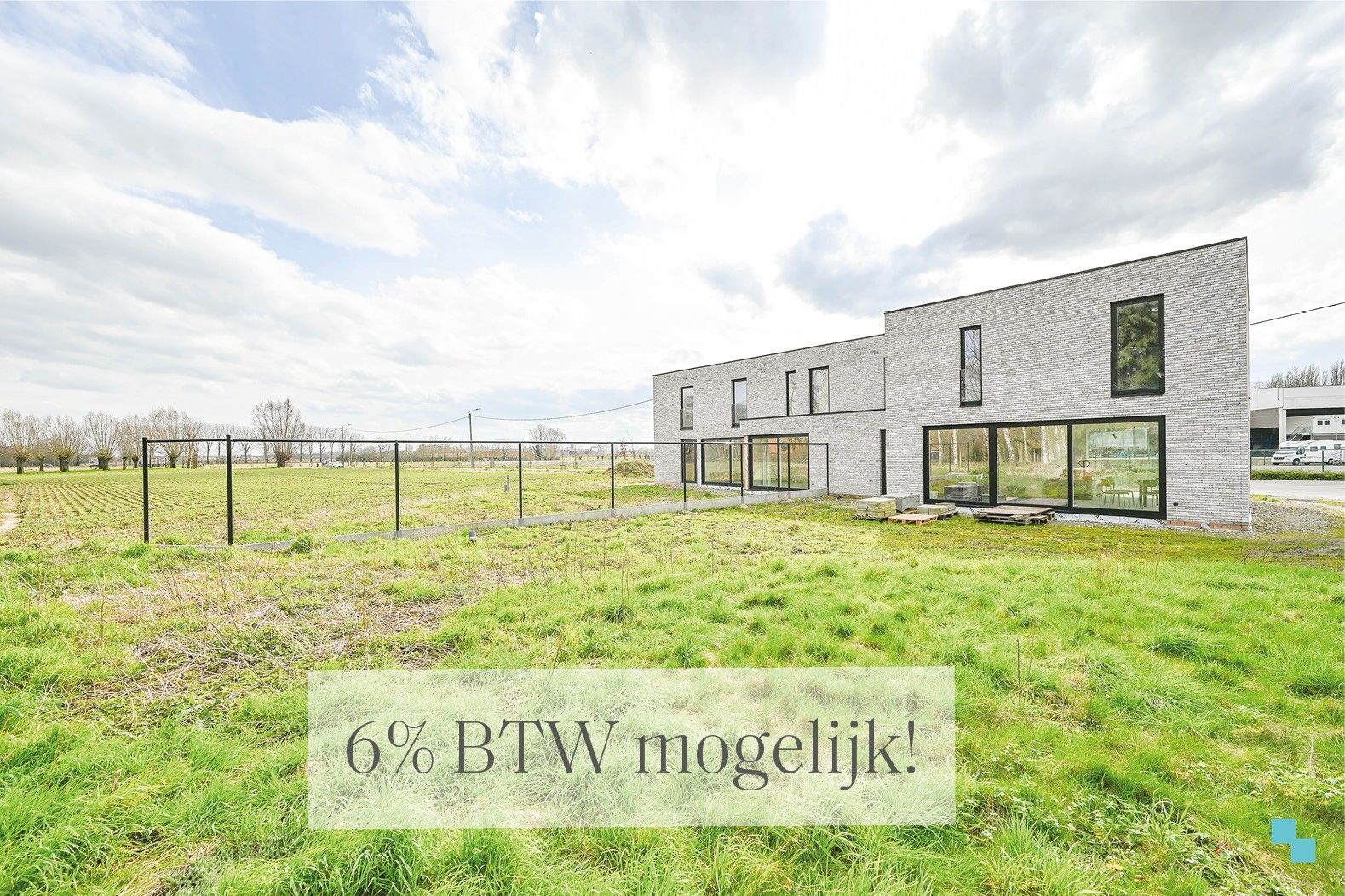 Nieuwbouwwoning met garage te Hulste foto 1