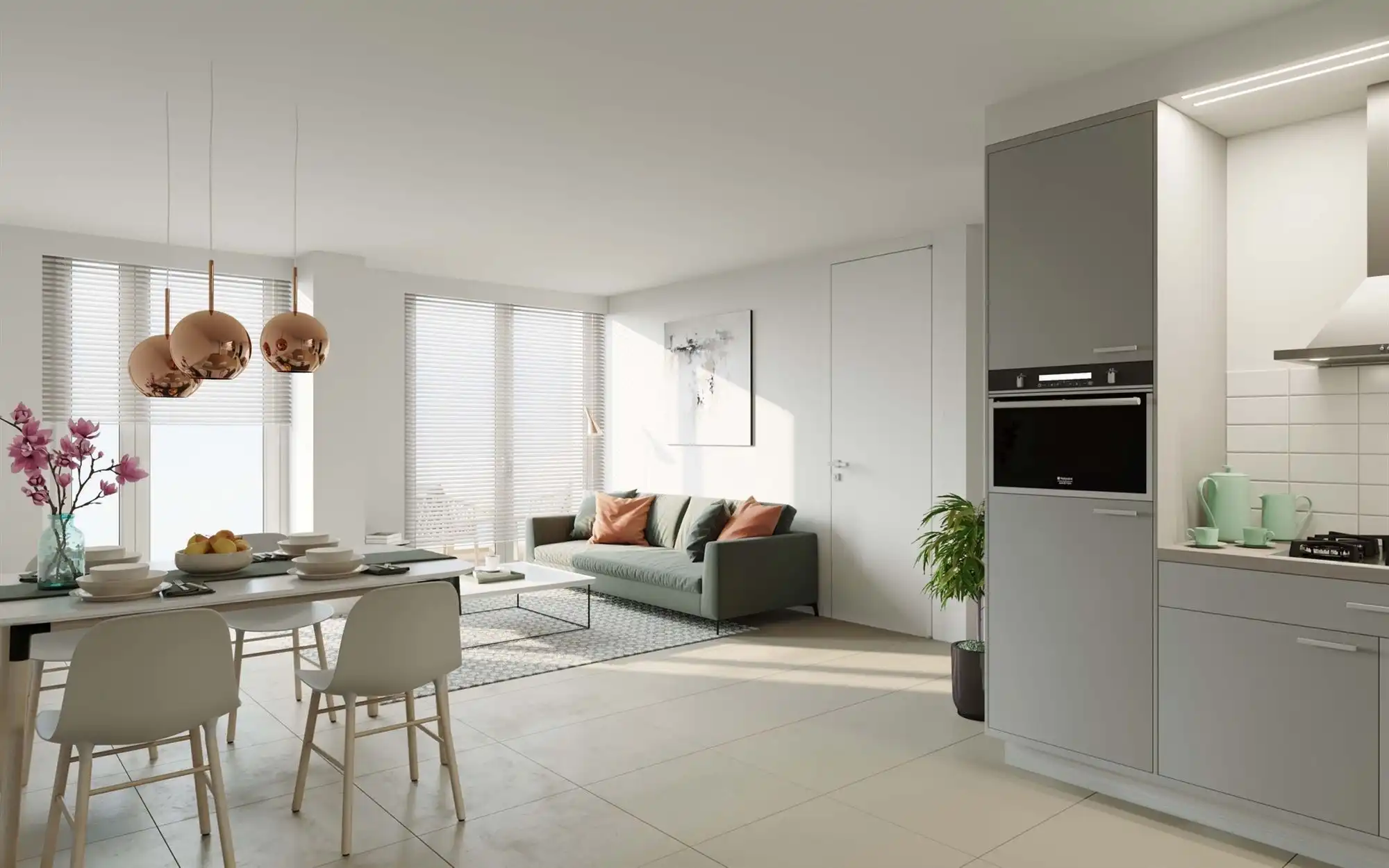 Verhuurde service flat in beheerd complex op het Eilandje foto 2