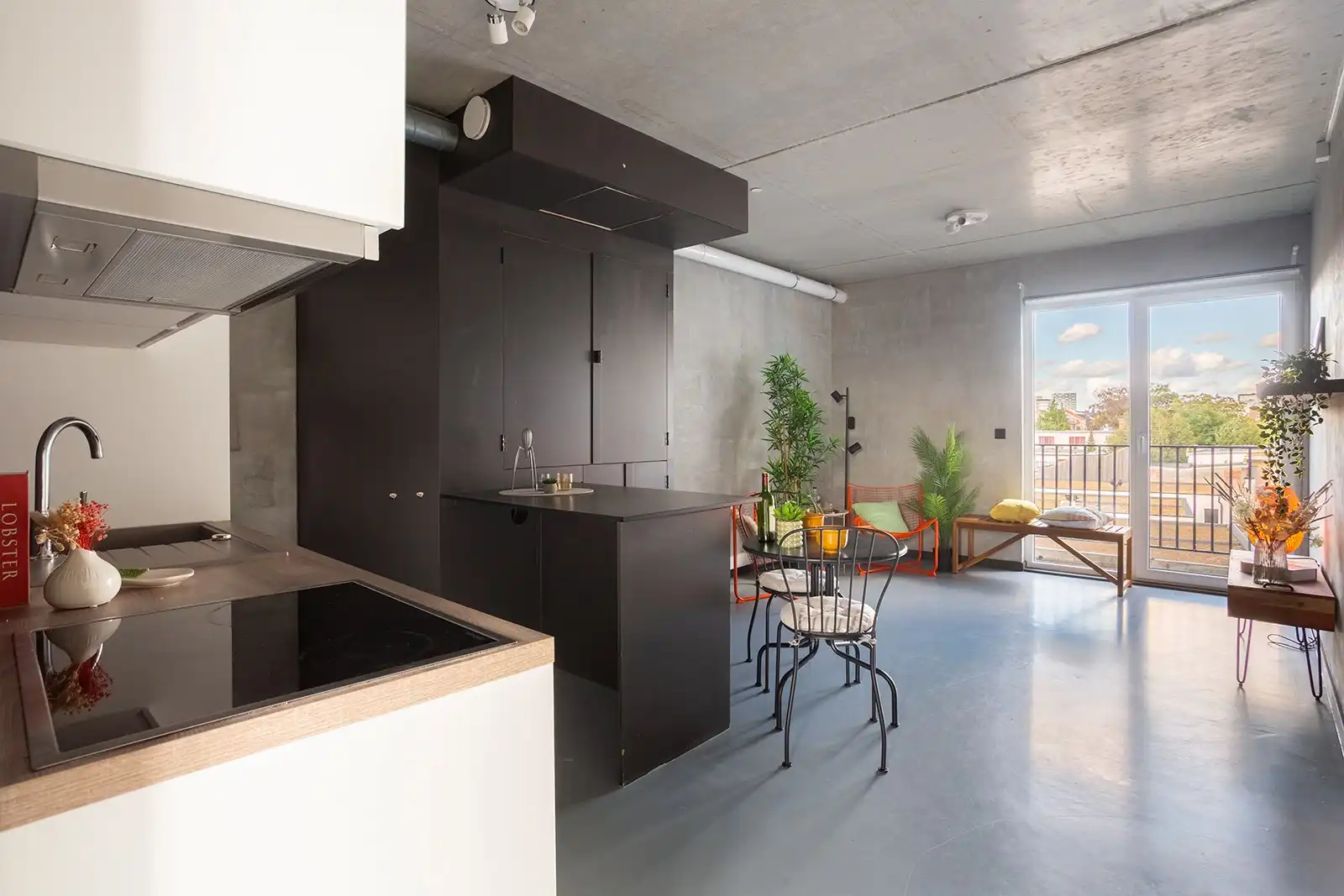 Recent en energiezuinig appartement met industriële uitstraling foto {{pictureIndex}}