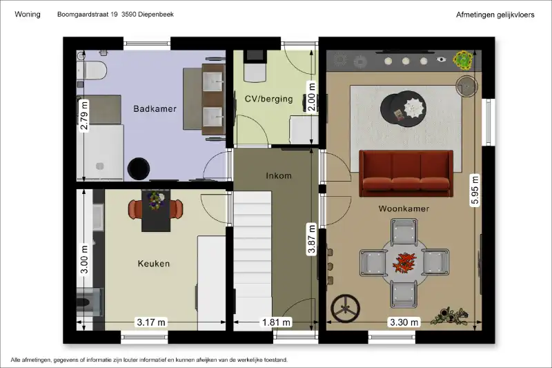 Te renoveren (uitbreidbare) woning (6% btw) of sloop/heropbouw op een rustig gelegen perceel van +- 11are op wandelafstand van het centrum van Diepenbeek! foto 8