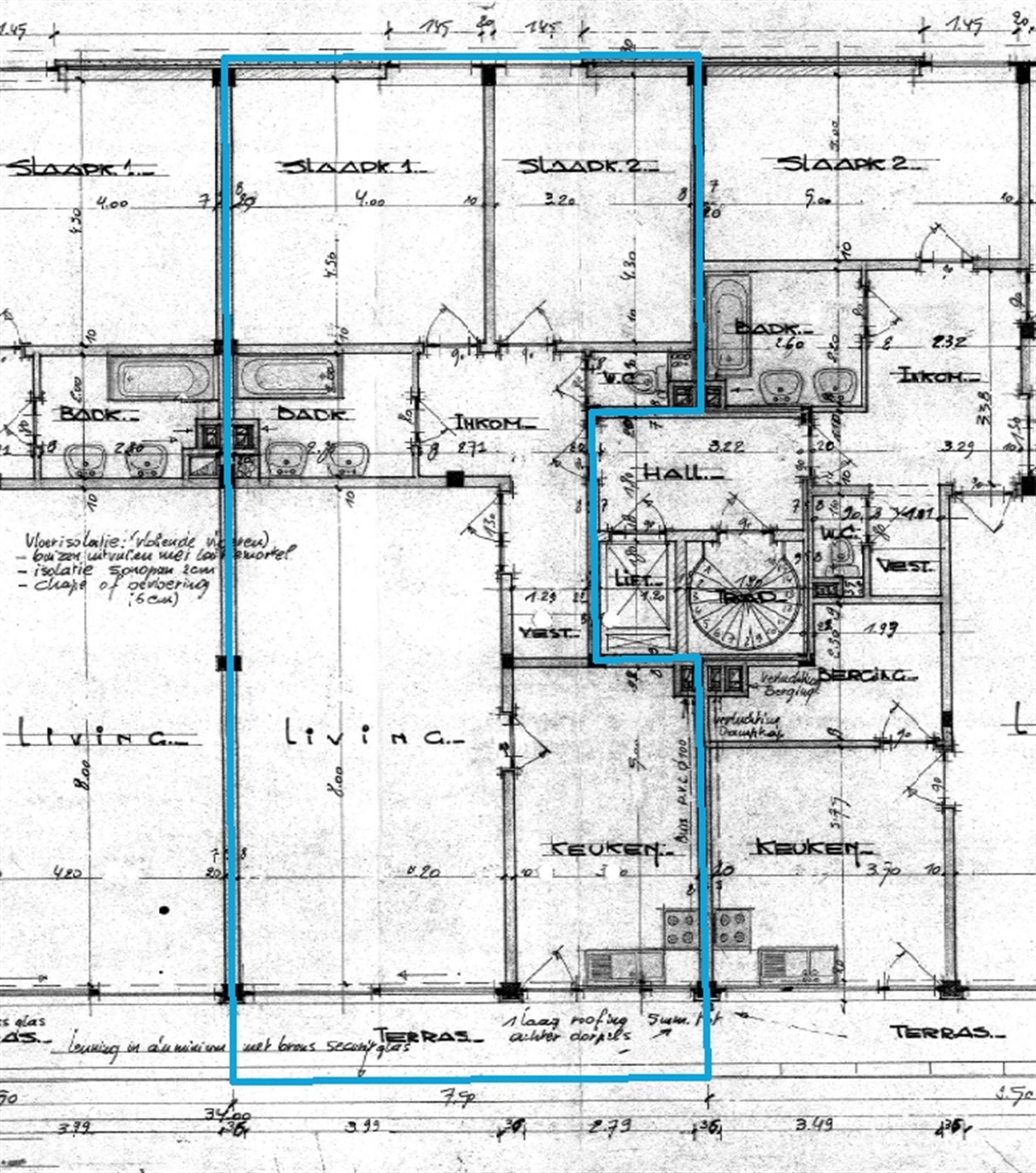 Ruim appt 2 slpk, terras en parking foto 19