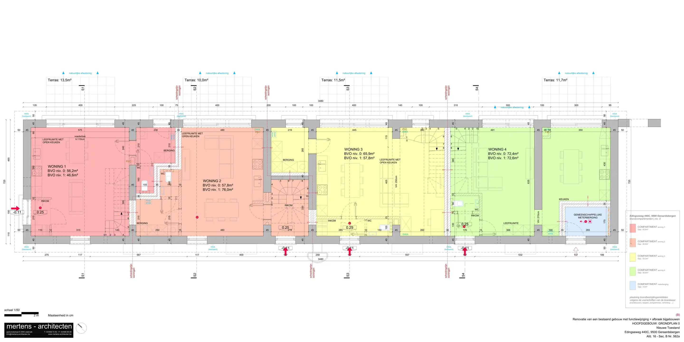 Vergund renovatieproject 4 woonentiteiten (kasteeldomein) foto 3