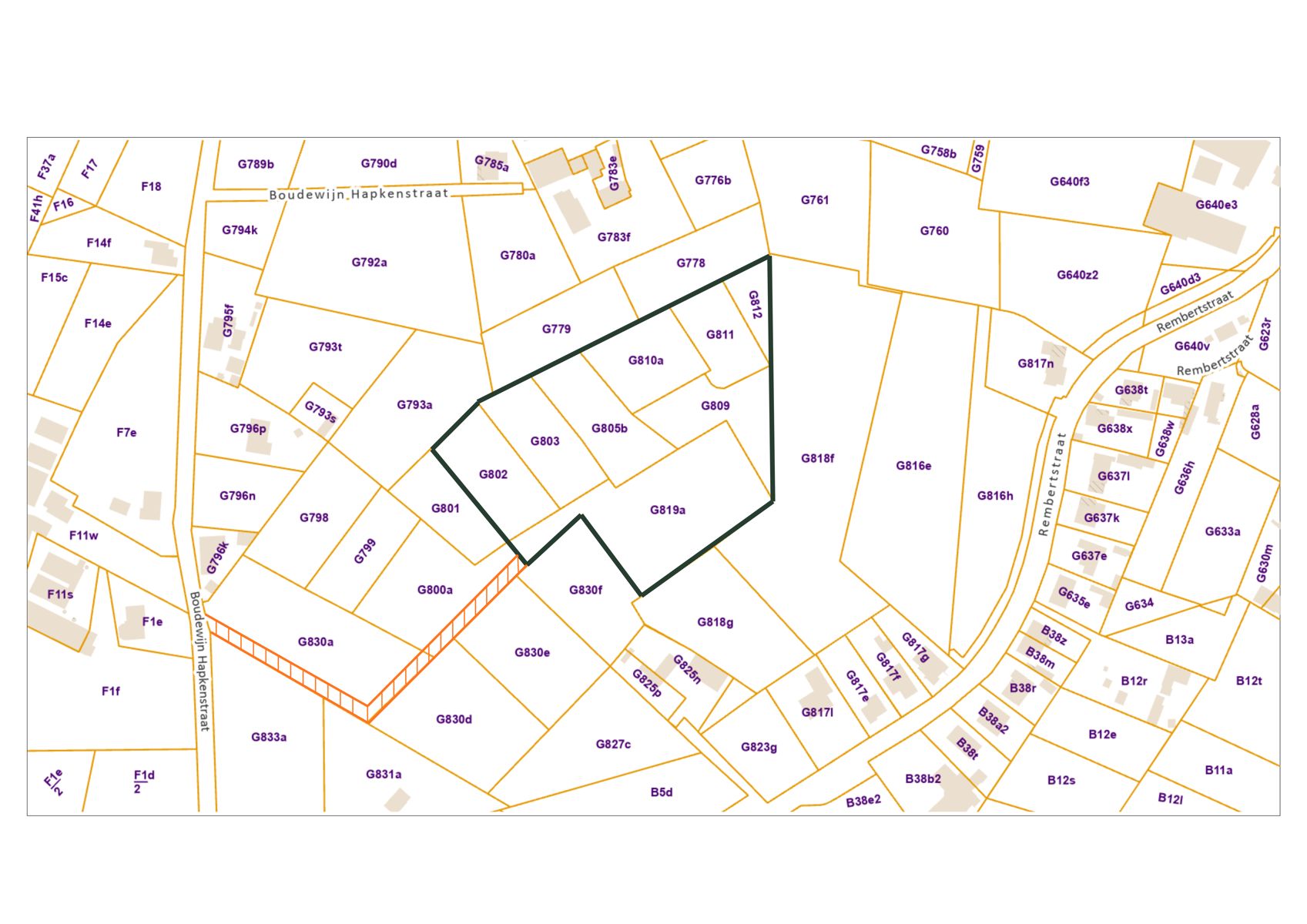 Grond te koop Boudewijn Hapkenstraat - 8210 Veldegem