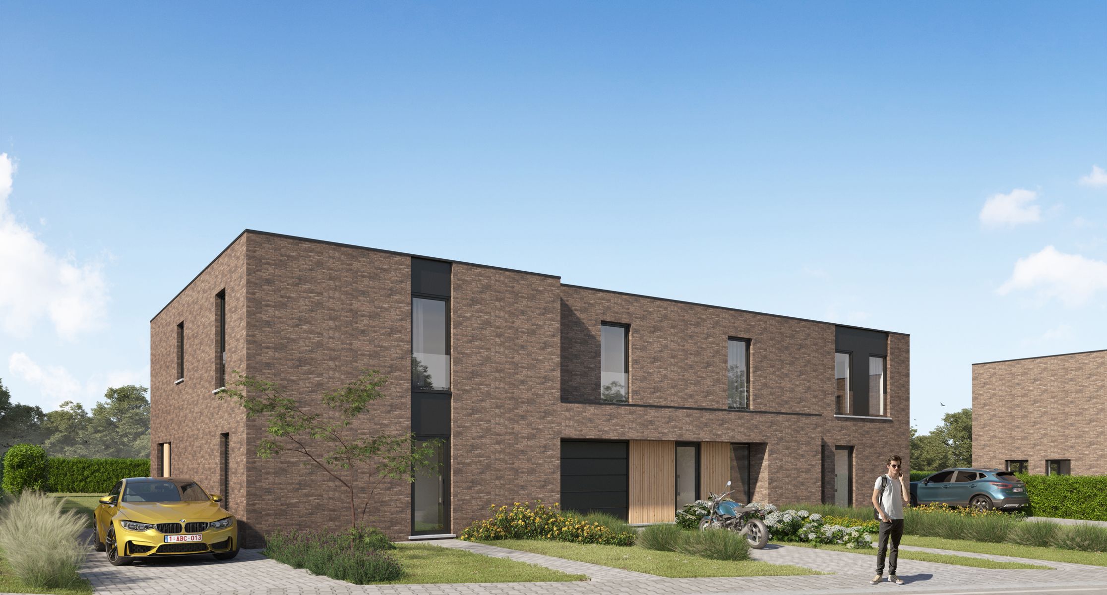 Moderne, halfopen woning foto {{pictureIndex}}