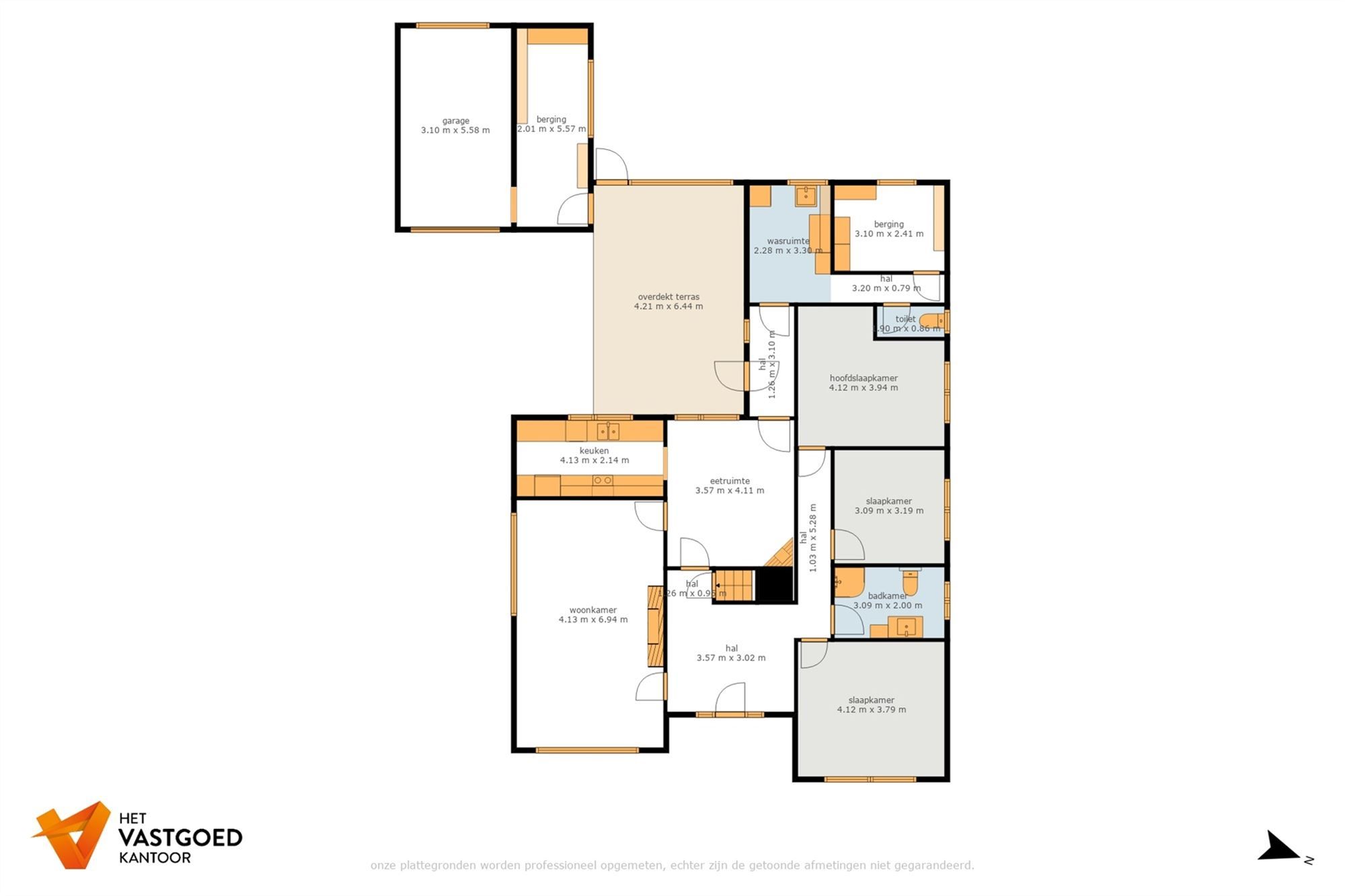 GOED ONDERHOUDEN GELIJKVLOERSE WONING MET 3 SLAAPKAMERS RUSTIG GELEGEN TE STAL foto 34