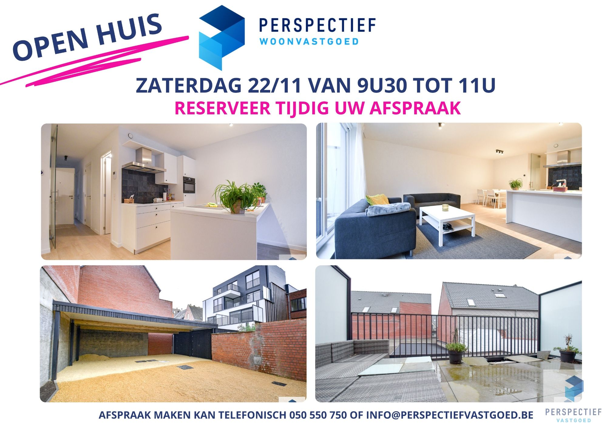 Appartement te huur Markt 14/1.2 - 8730 Oedelem