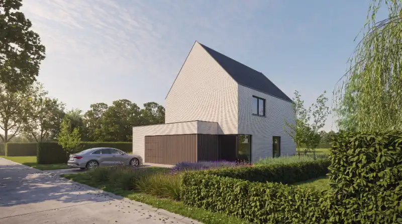 Vinkt (Deinze) - Weg naar Poeke - lot 02 - moderne woning met weids uitzicht op 1.698 m² foto {{pictureIndex}}