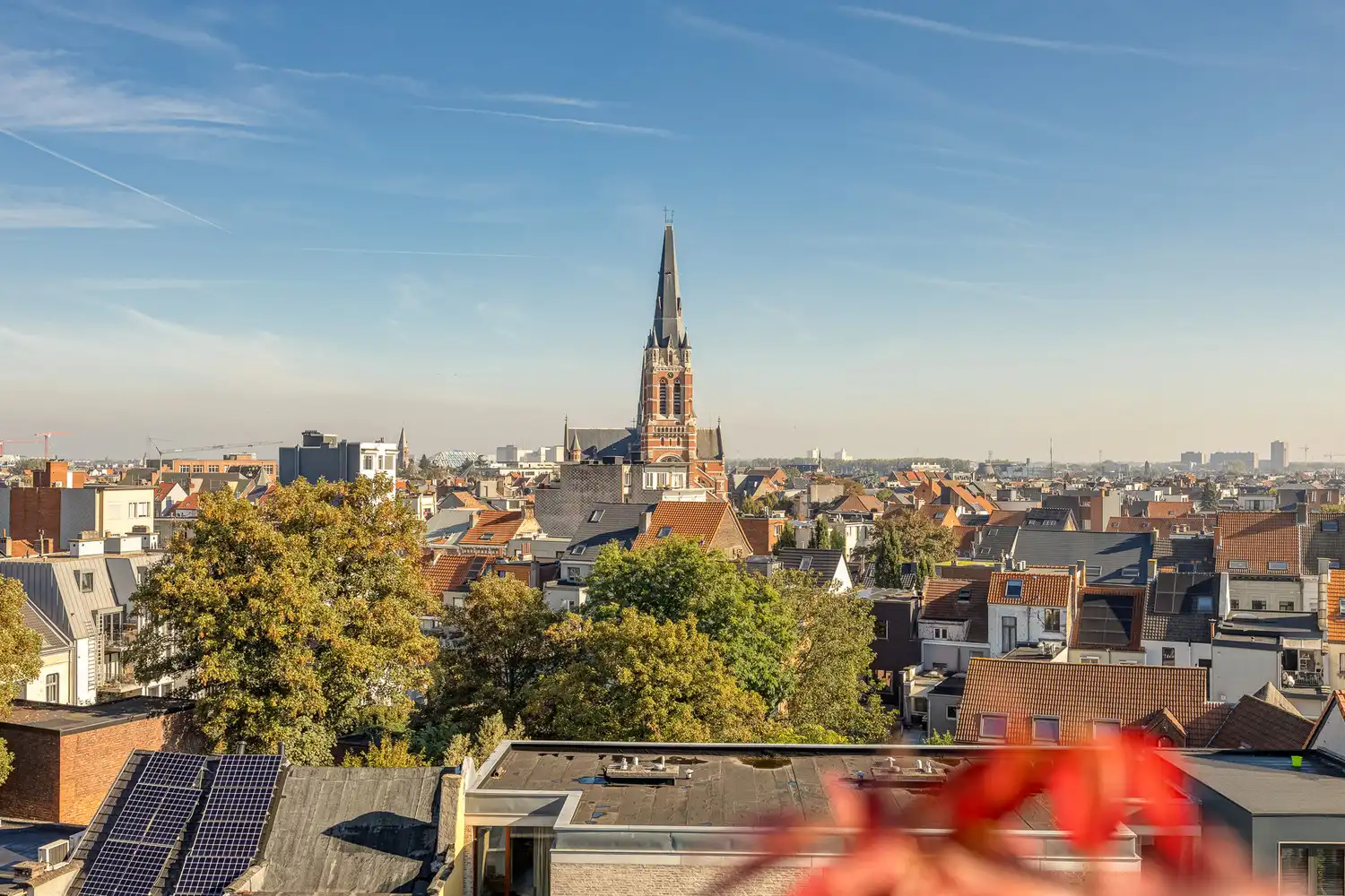 Riante duplex-penthouse met twee terrassen en zicht over heel Antwerpen foto 46
