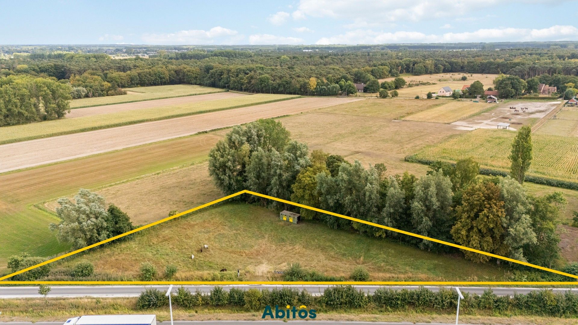 Unieke weide van 3.465 m² – ideaal voor paardenliefhebbers foto {{pictureIndex}}