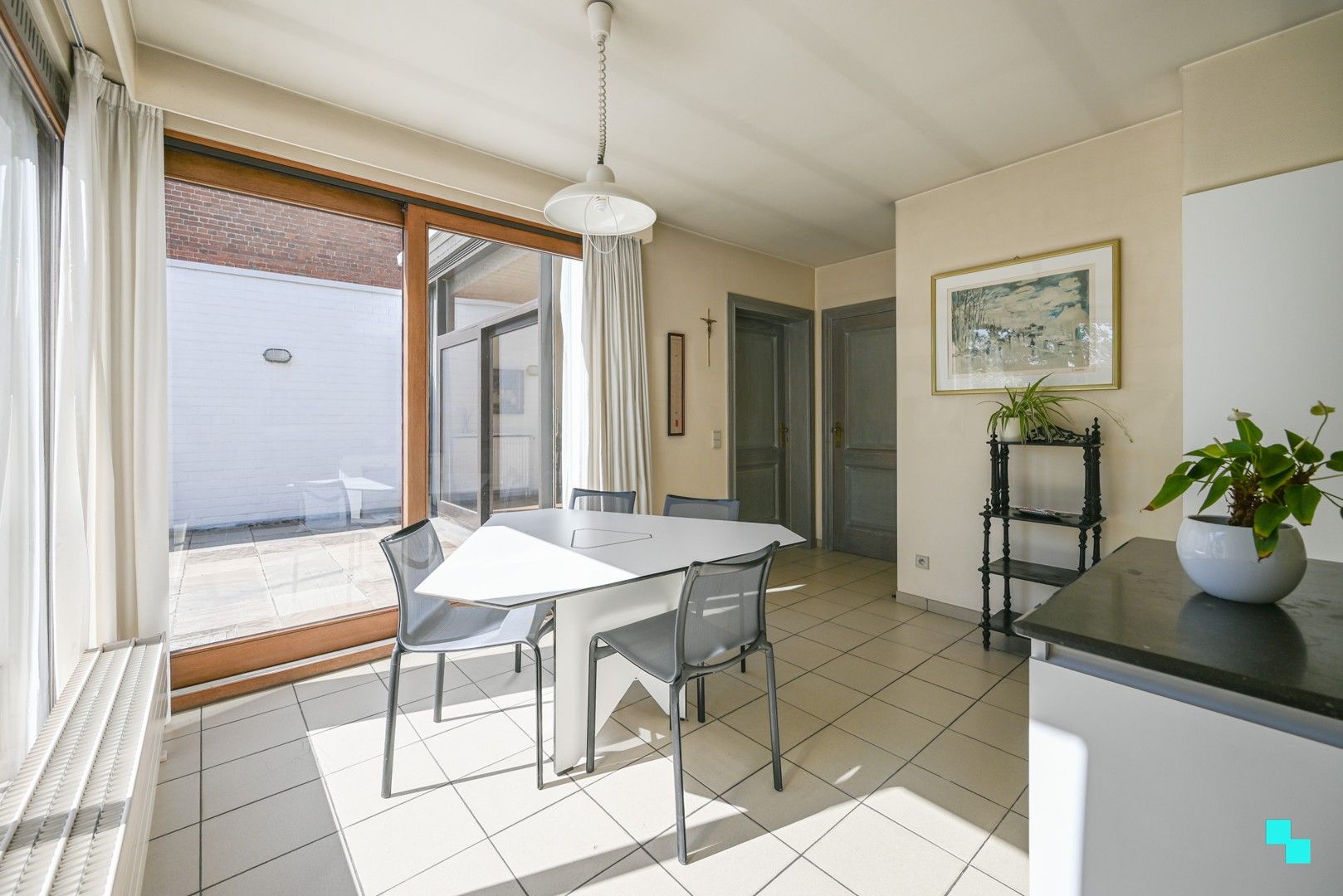 Wonen in erfgoed, zicht op het groen, midden in de stad Izegem. foto 15