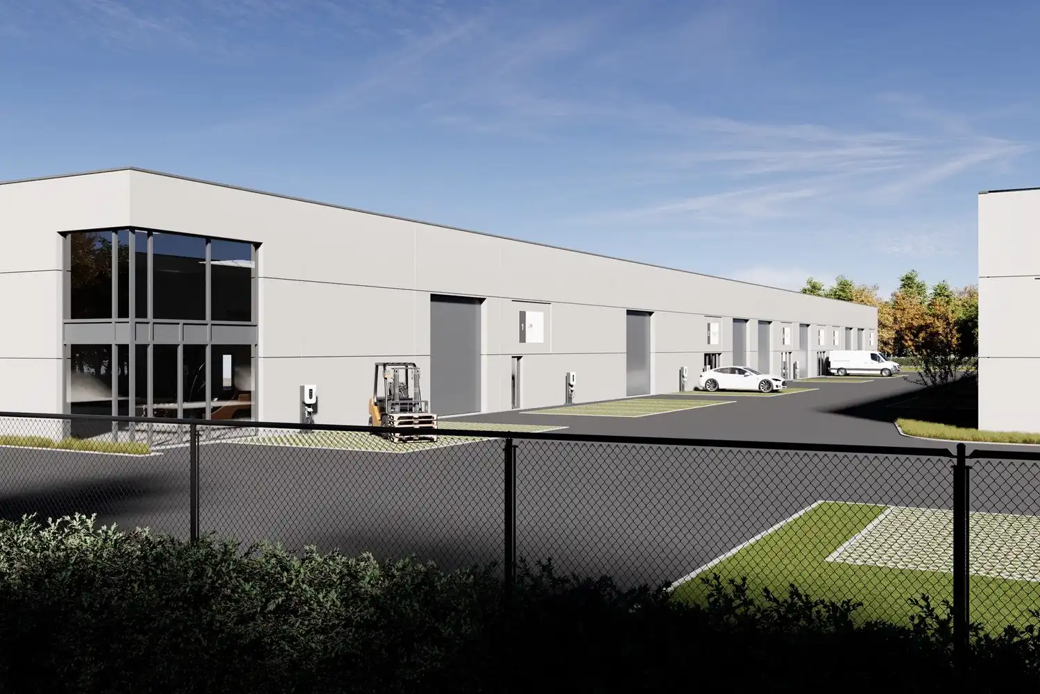 te huur Maldegem – uitstekend gelegen bedrijfsunit van 187m² voor opslagruimte of atelier. foto 7