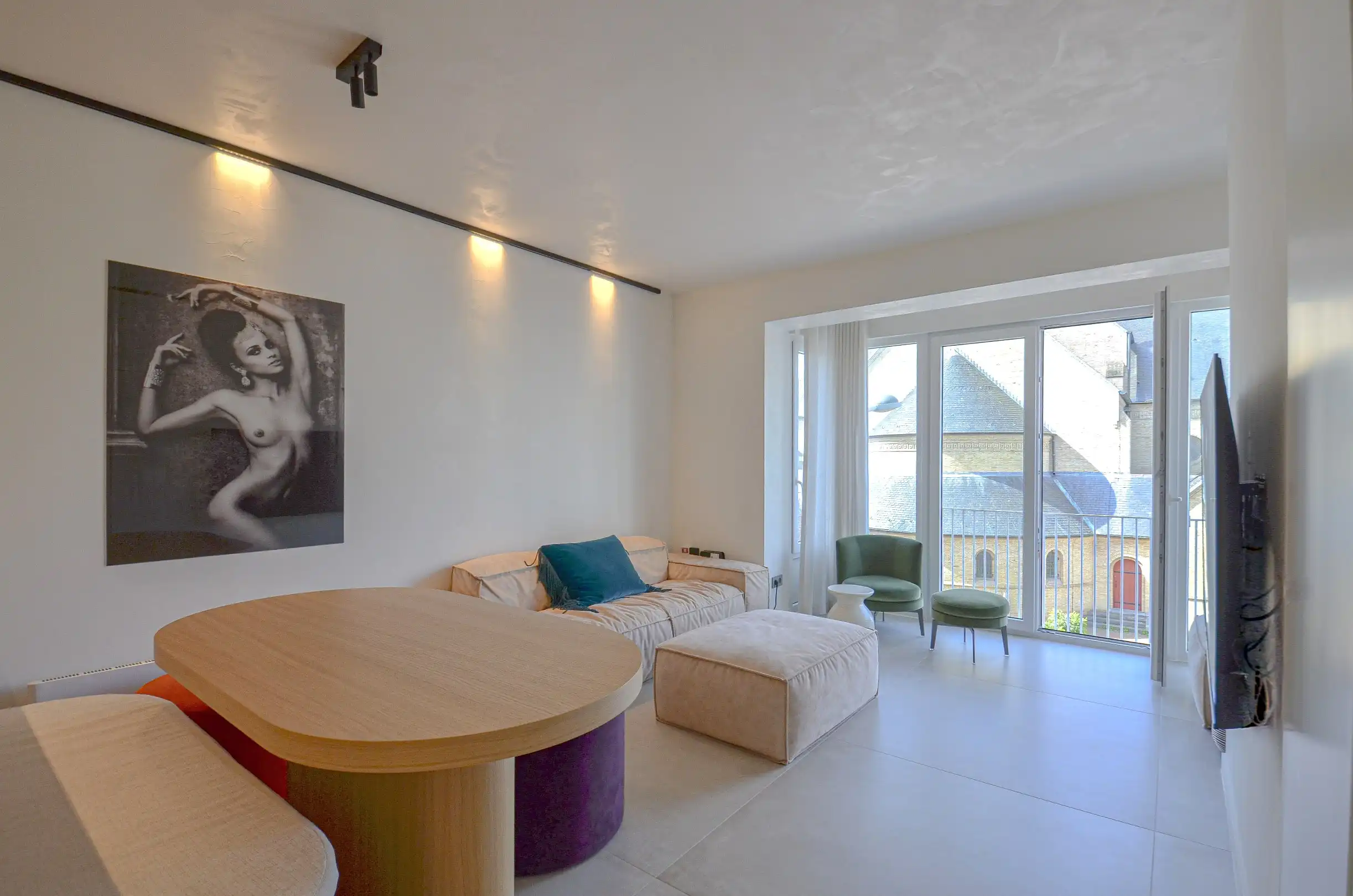 Stijlvol appartement met een open zicht gelegen nabij de Dumortierlaan. foto 8