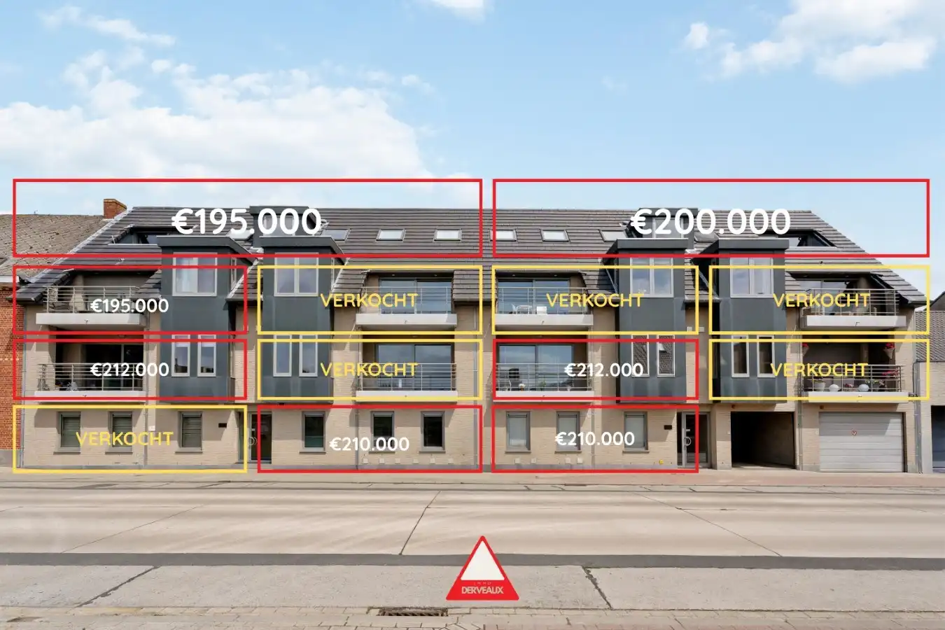 Appartement te koop Statiestraat 55 & 55A - 8980 Passendale