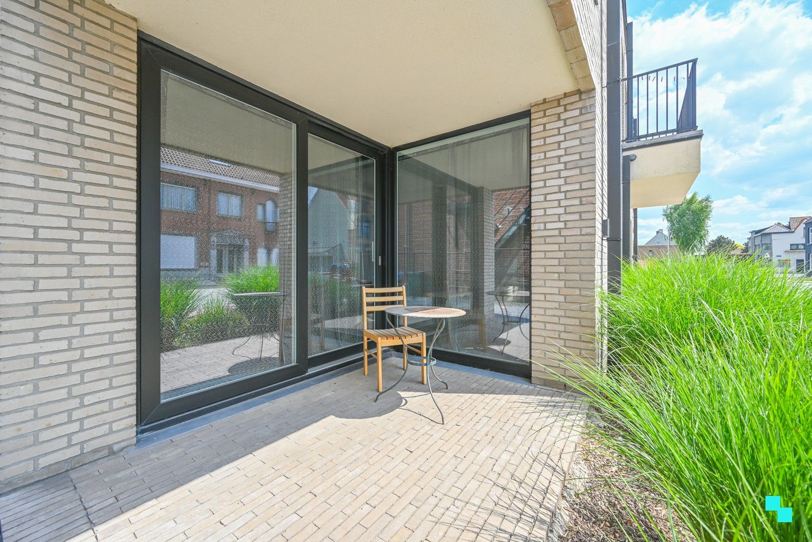 Gelijkvloers tweeslaapkamerappartement met terras in Wielsbeke foto 8