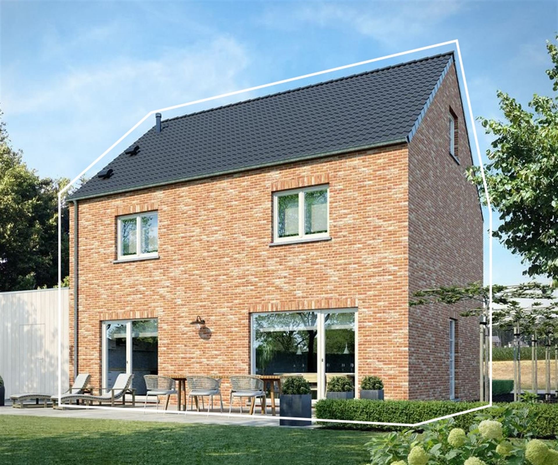 Bouwgrond met nieuw te bouwen woning foto 2