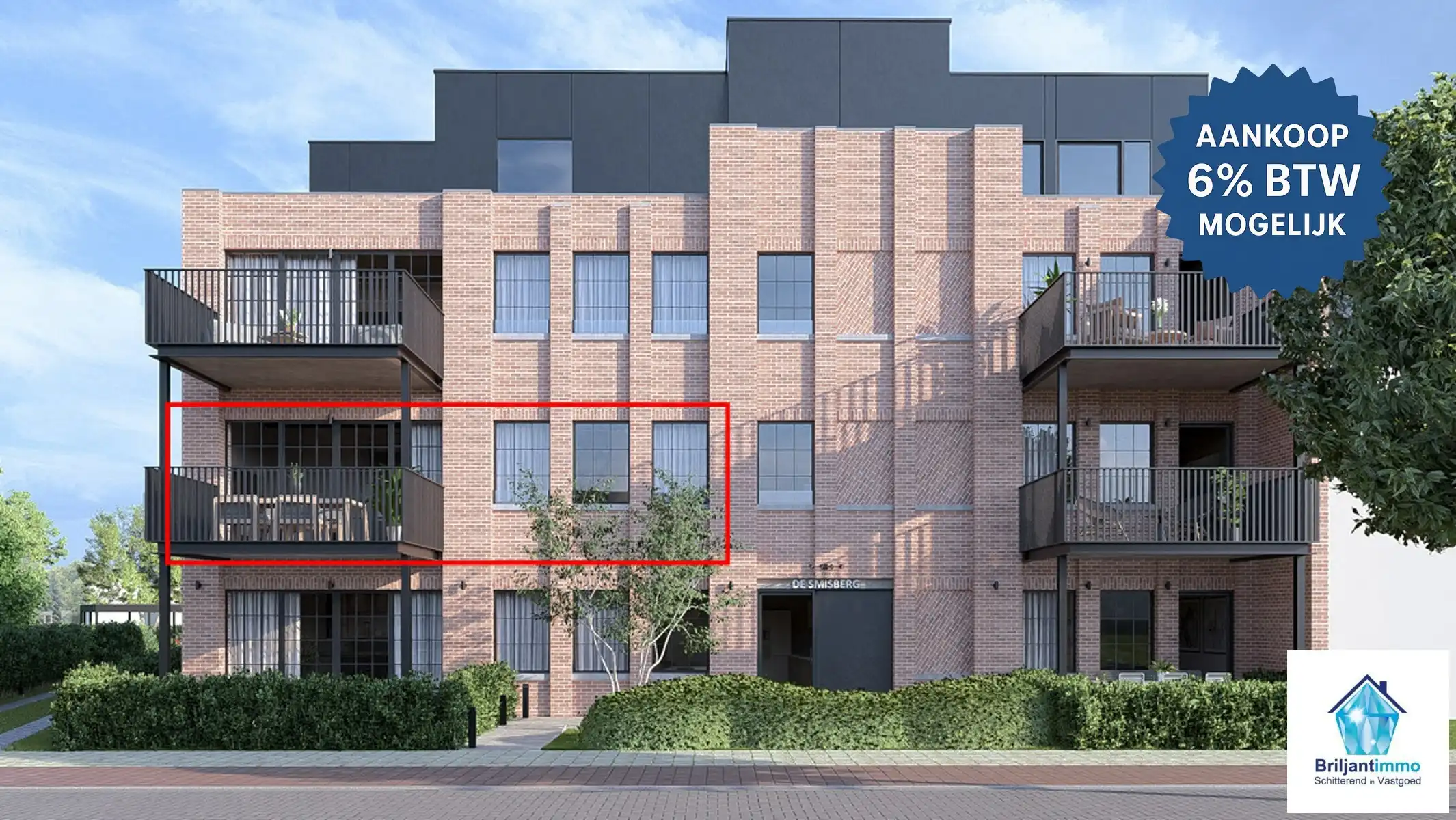 1 slpkmr app met zonnige terrasje - 6% BTW mogelijk foto {{pictureIndex}}