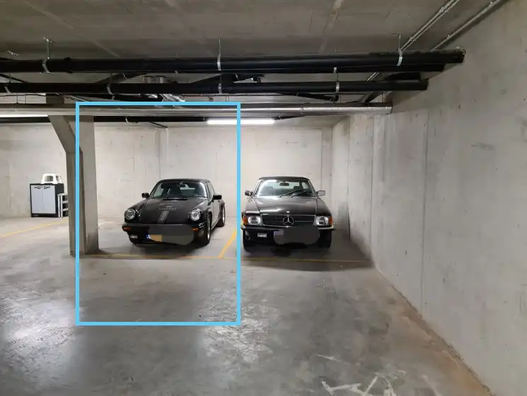 Ondergrondse autostaanplaats in centrum van Evergem foto {{pictureIndex}}