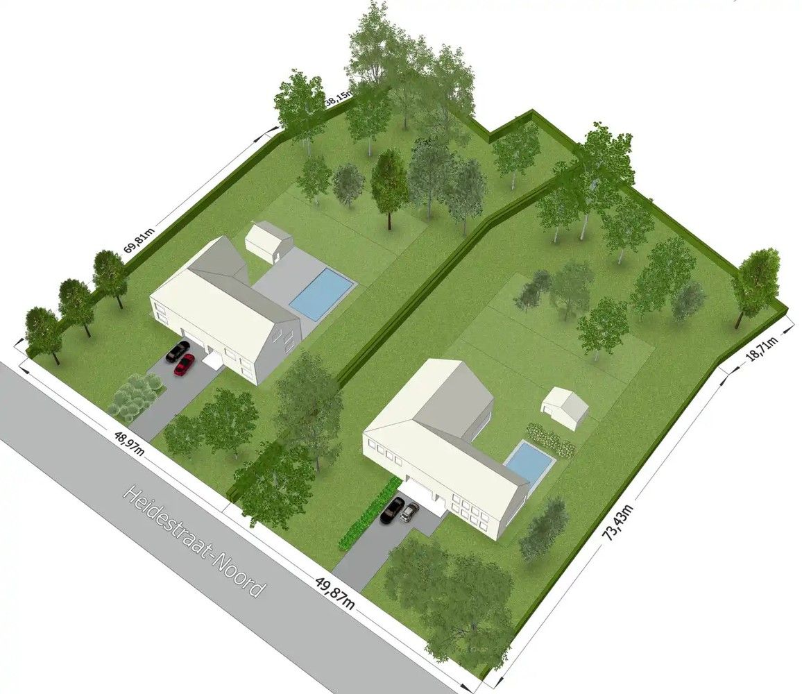 Bouwgrond (5.003 m²) voor een open bebouwing in Kapellen! foto 2