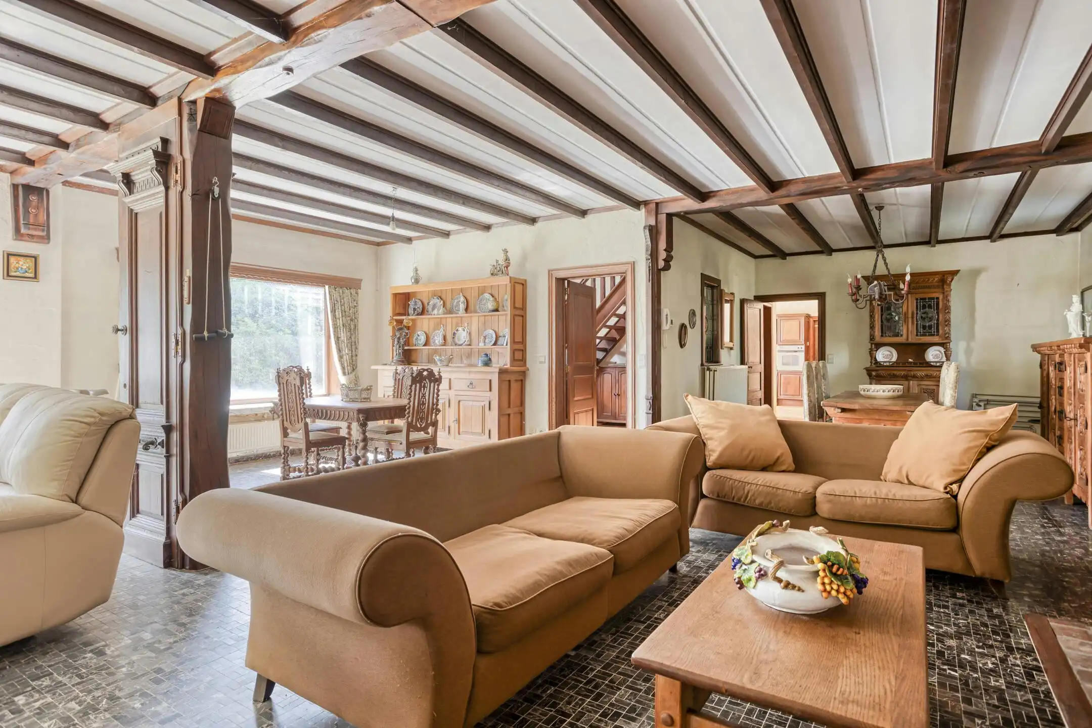 Deels te renoveren villa of tweewoonst met parktuin in Boom foto 8