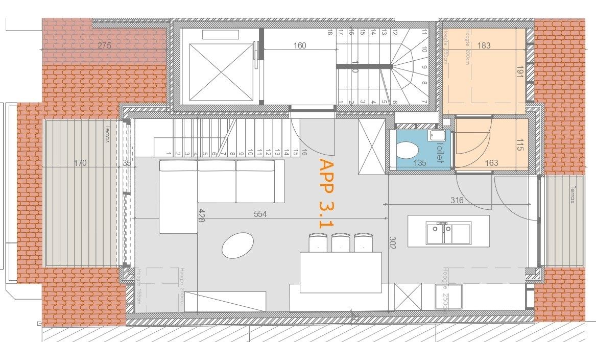 Dakappartement met 2 slaapkamers in de residentie Stan te Heist-aan-Zee foto 4