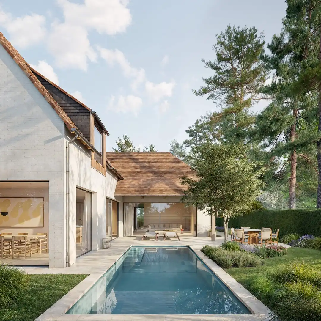 Prachtige nieuwbouwvilla op een zeldzame ligging in hartje Zoute aan de Magere Schorre. foto 2