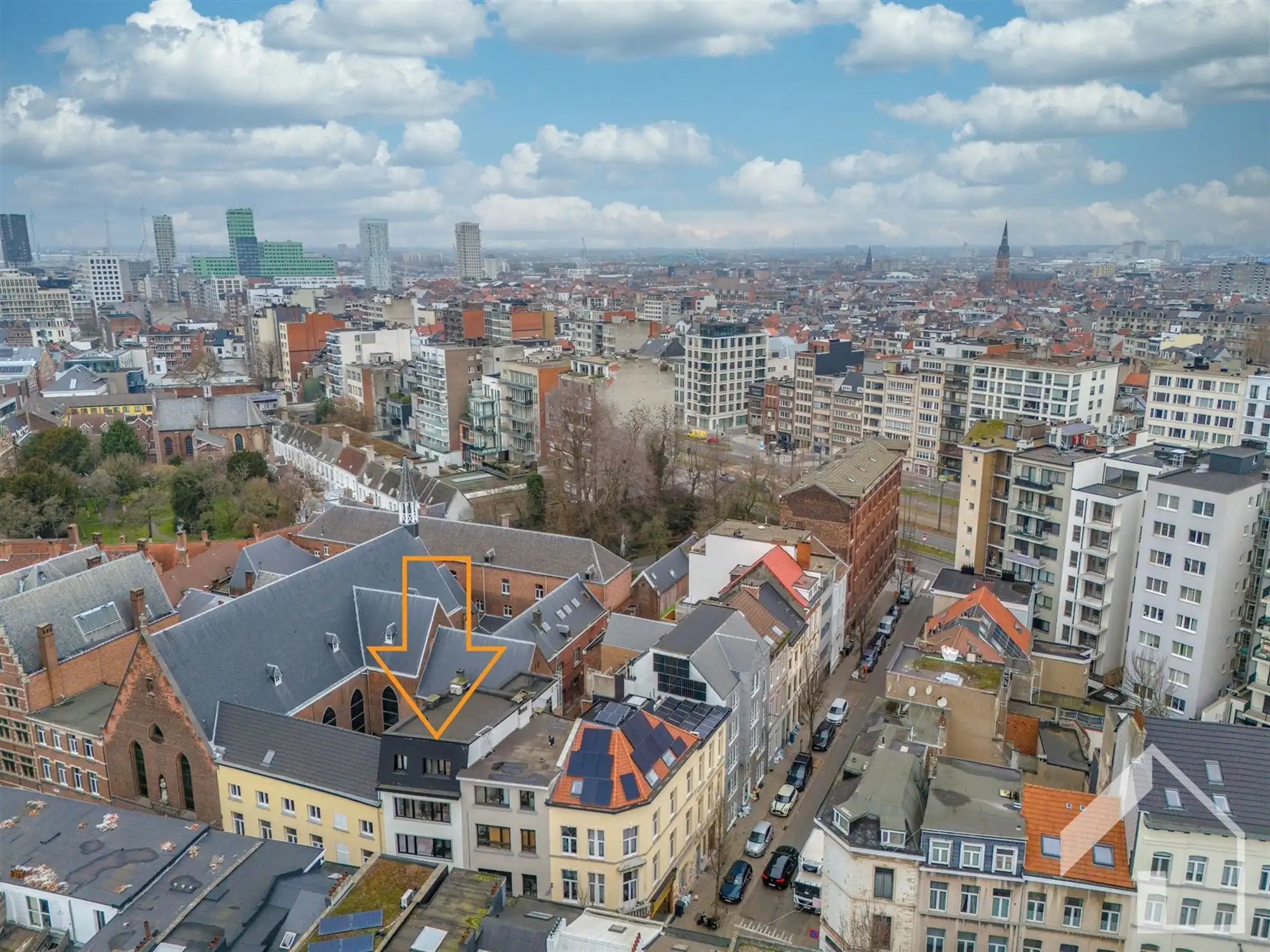 Dakappartement met prachtig terras, 1 slaapkamer in Antwerpen centrum foto 16