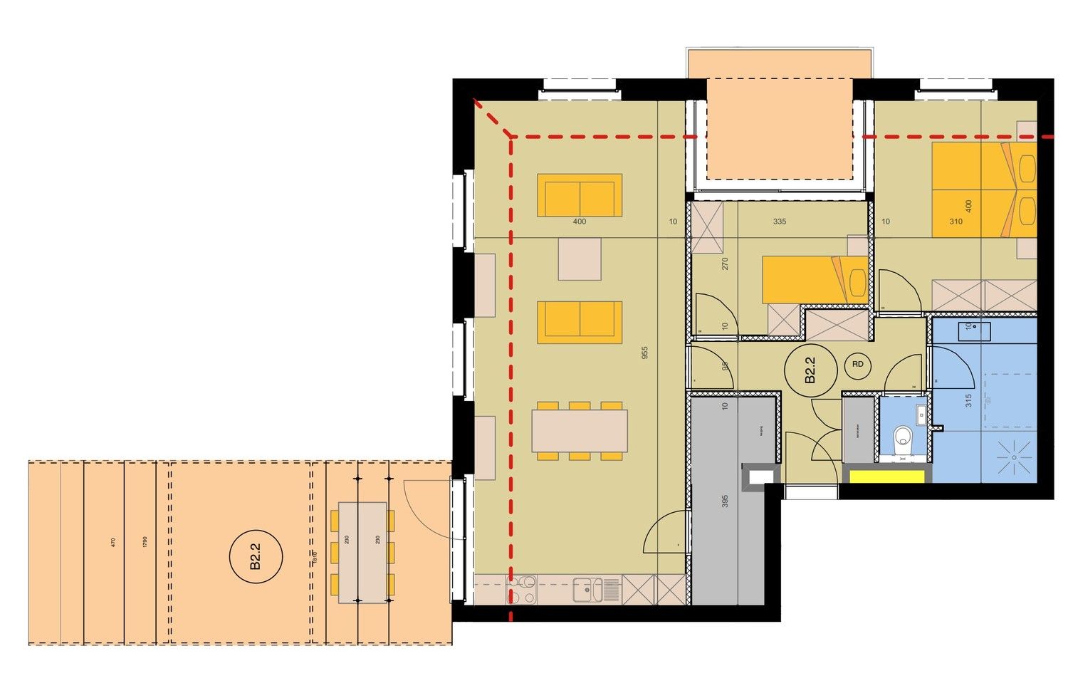 Prachtig 2 SLK penthouse te koop met 2 ruime terrassen in het centrum van Bocholt foto 13