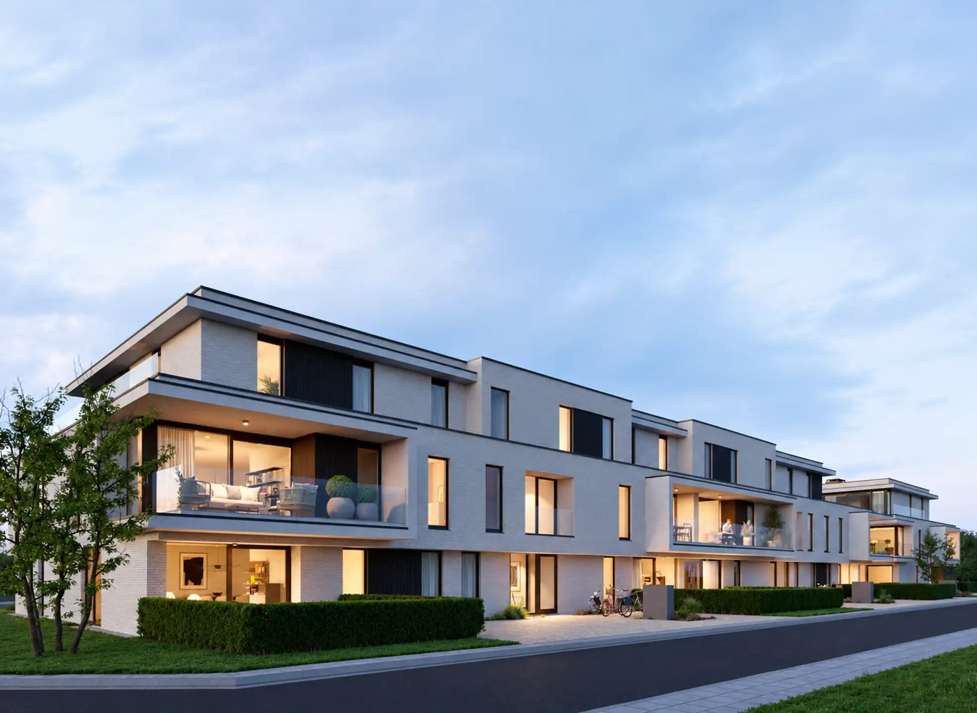 Luxueus nieuwbouwappartement met 3 slpks, parking+berging! foto 3