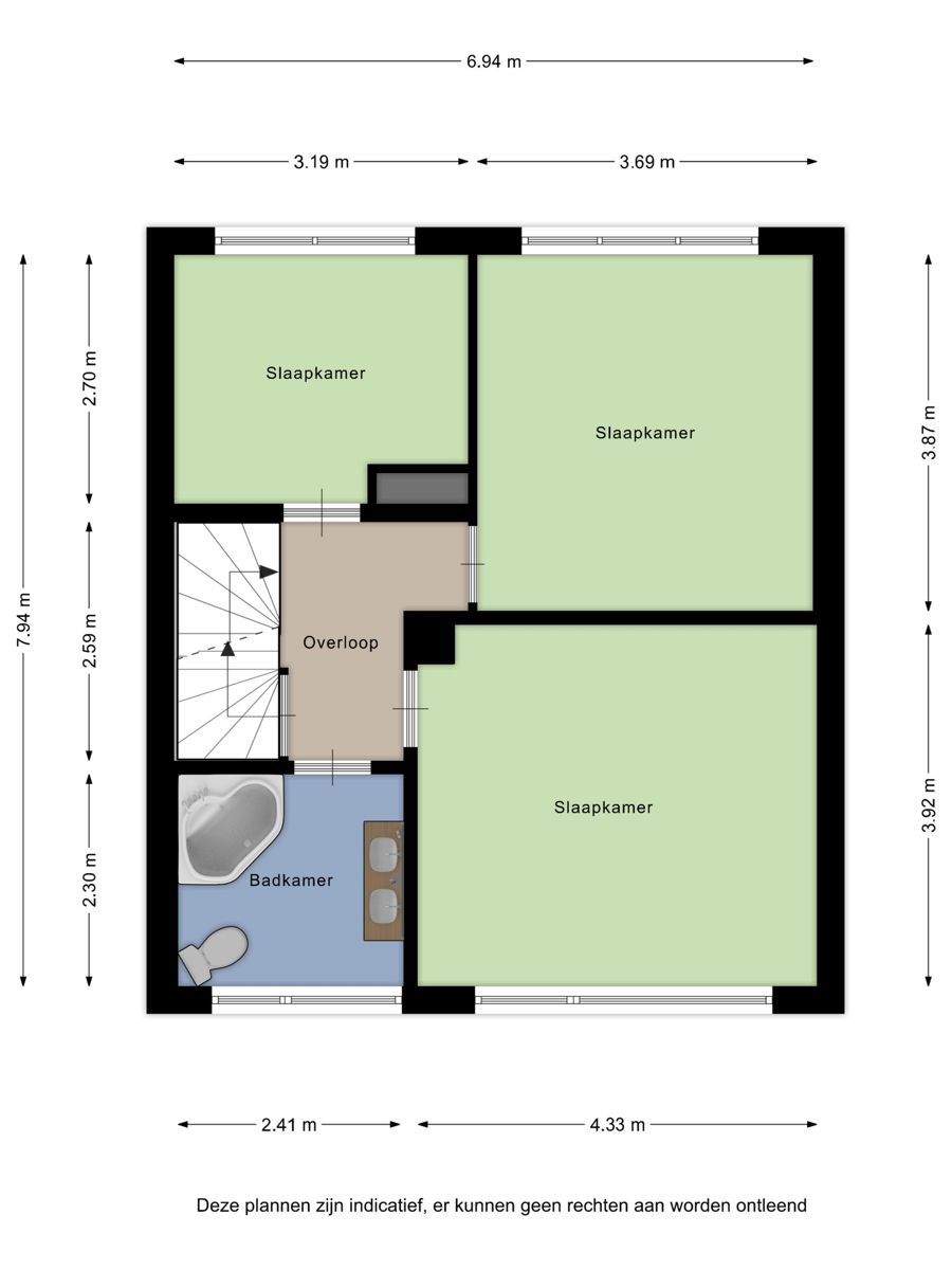 Gezinswoning met 3 slpk, grote tuin, garage en staanplaatsen foto 29