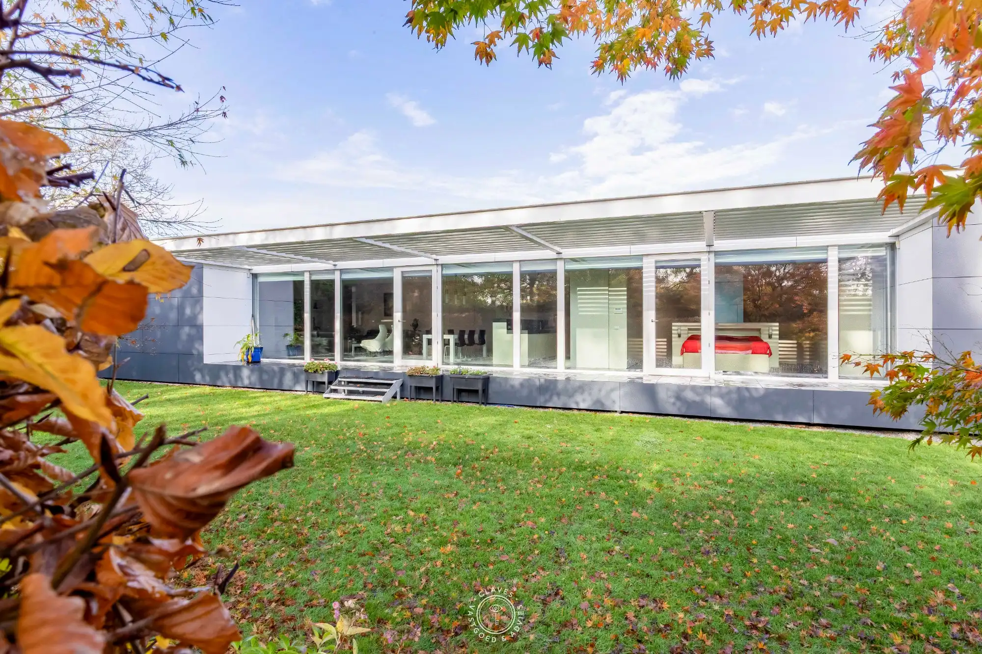 Hypermoderne passiefwoning: een technisch huzarenstukje foto {{pictureIndex}}