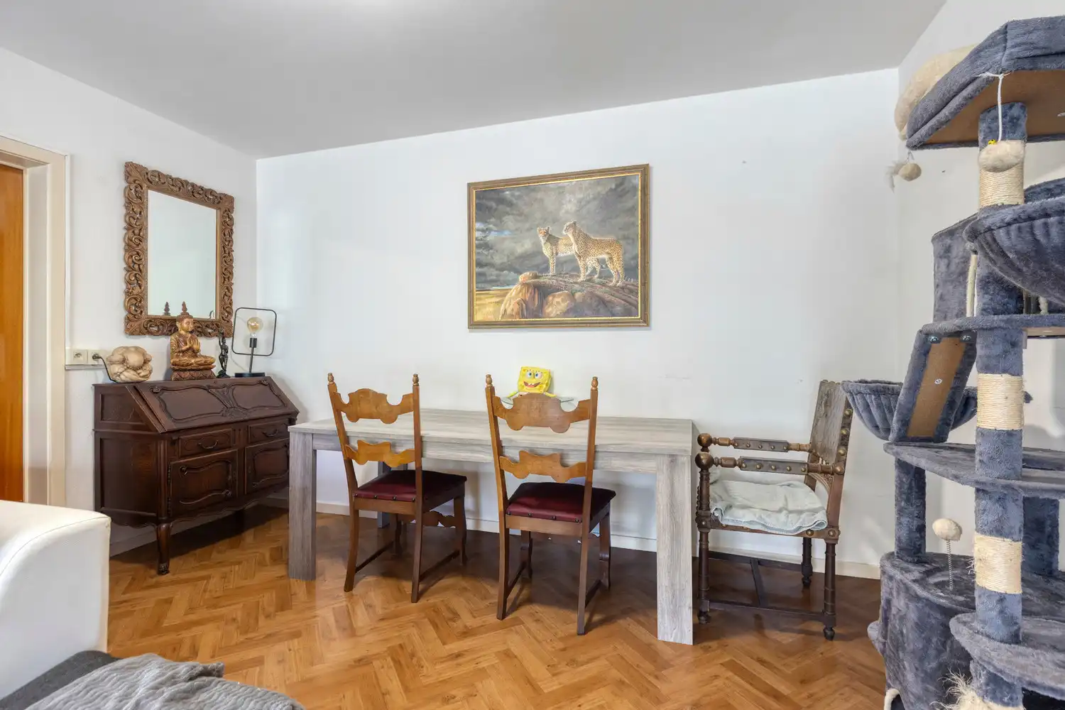 Gelijkvloers appartement met 1 slk, terras en parking! foto 9