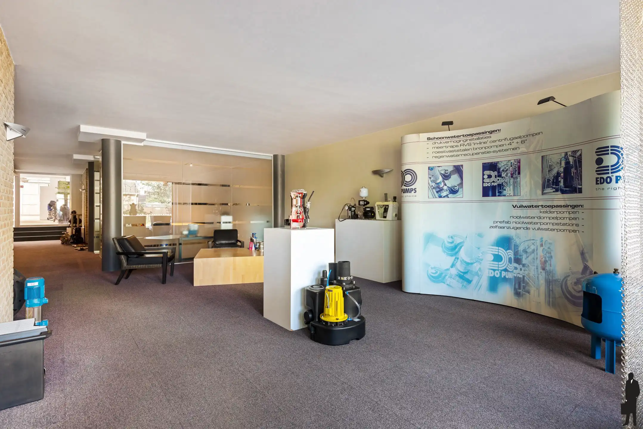 Polyvalent gebouw met handelsruimte-magazijn-kantoor-duplex foto 4