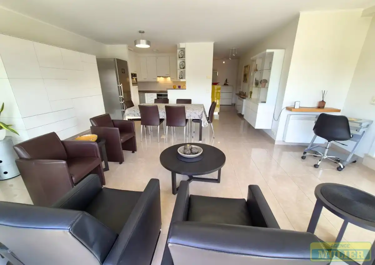 APPARTEMENT AAN ZONNEKANT MET ZICHT OP HET CALMEYNBOS TE KOOP IN DE PANNE foto 9