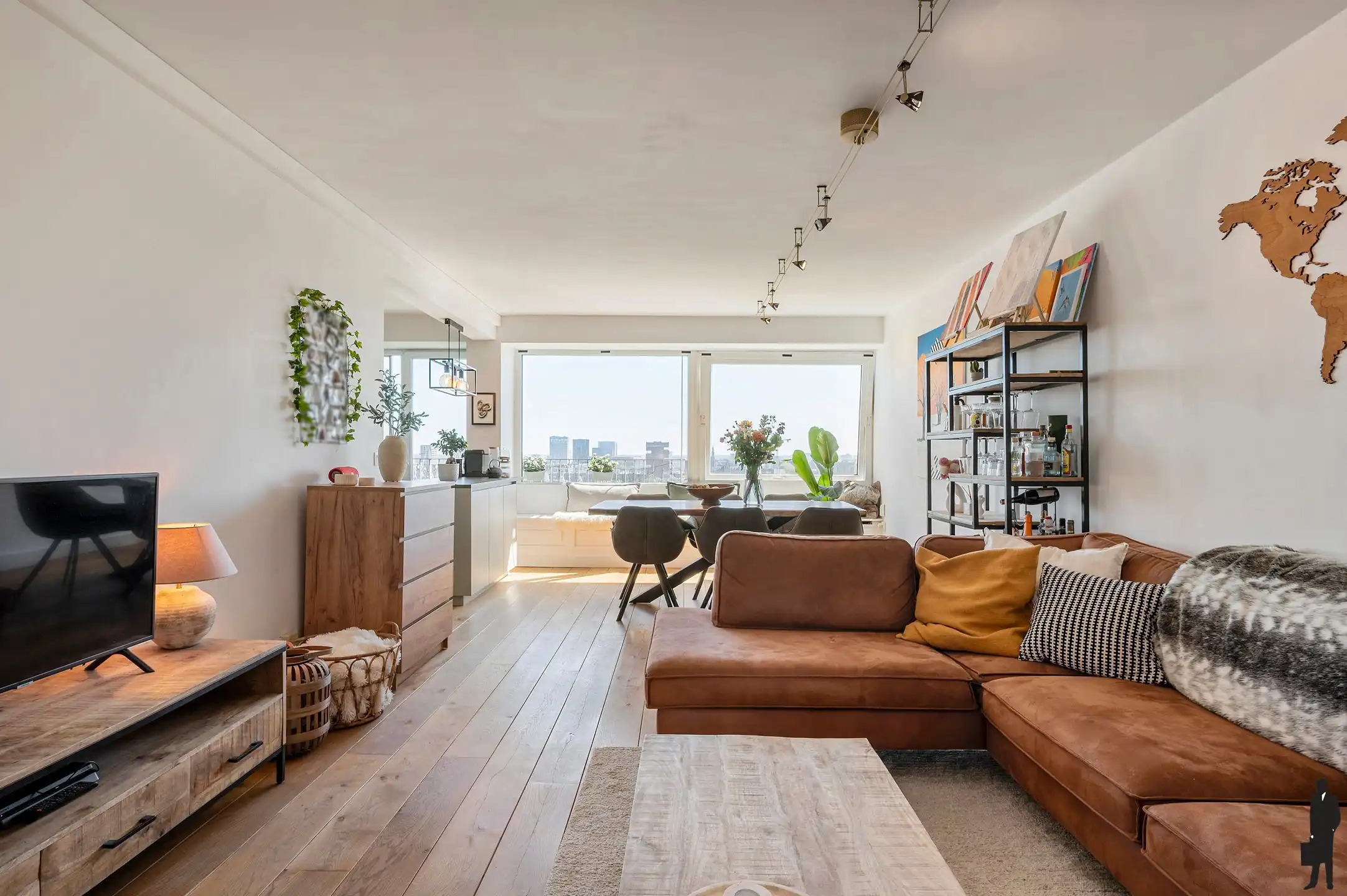 Instapklaar wonen met panoramisch uitzicht over Antwerpen en de Schelde foto 2