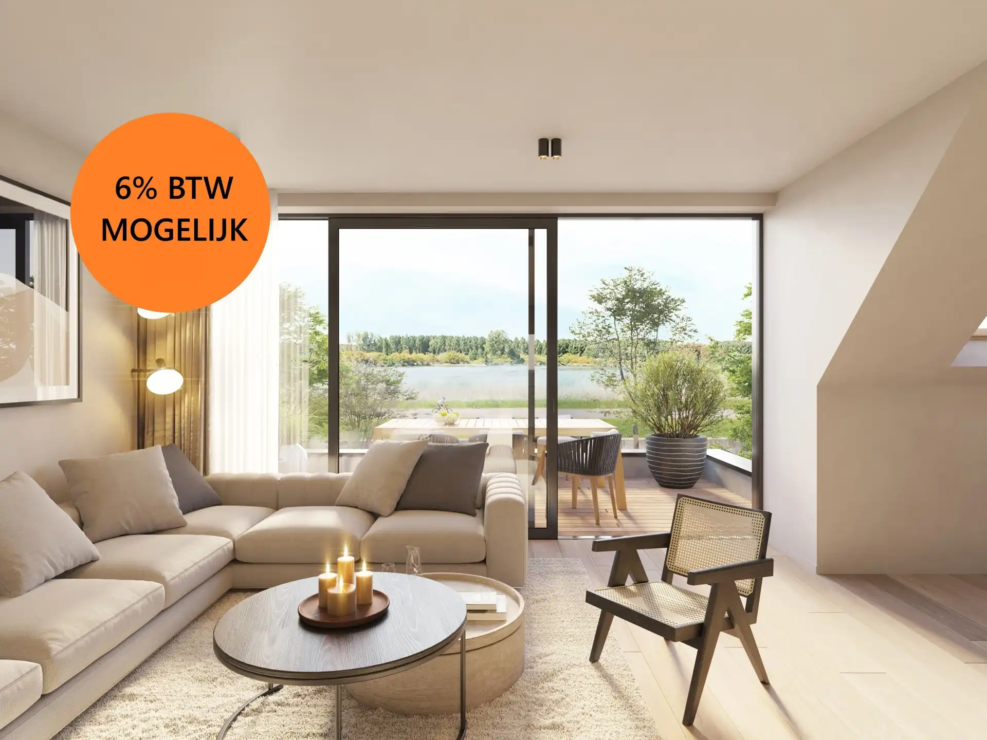 WICHELEN - Nieuwbouwappartement aan Scheldedijk - 6% BTW  foto {{pictureIndex}}