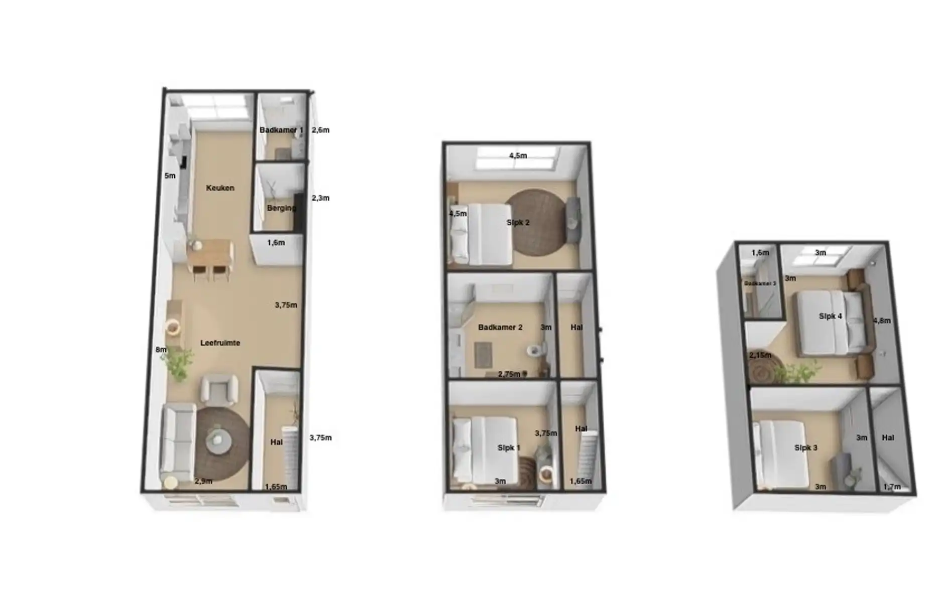Instapklare gezinswoning met 4 SLPK, 3 Badkamers én Tuin! foto 28