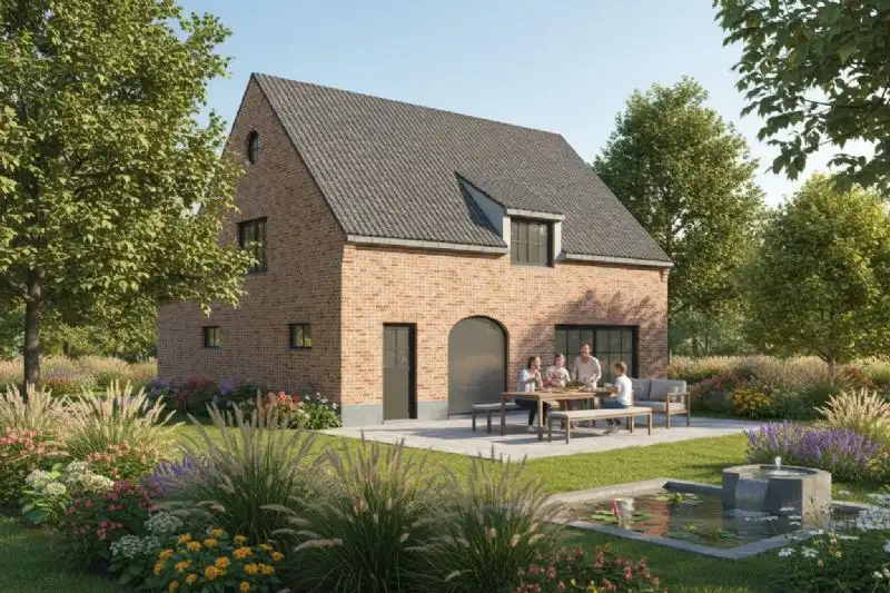 Nieuw te bouwen alleenstaande woning te Tielt. foto 2