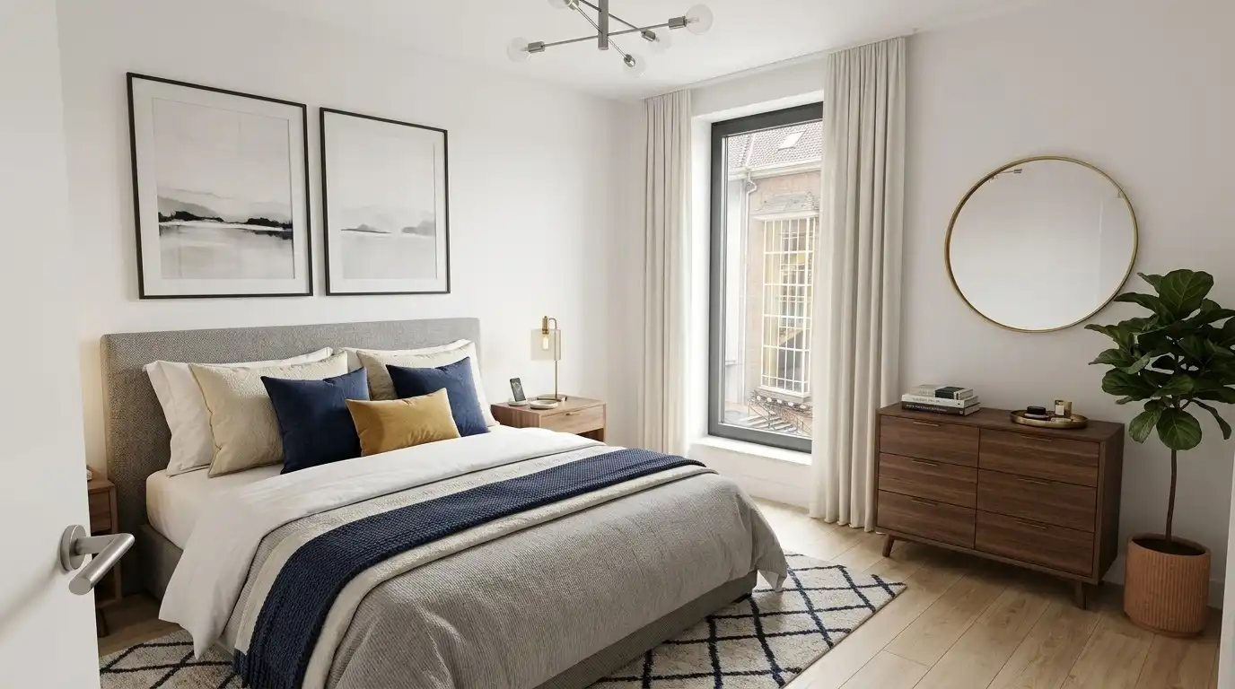 Modern nieuwbouwappartement met 2 slaapkamers en ruim terras in centrum Lubbeek foto 12
